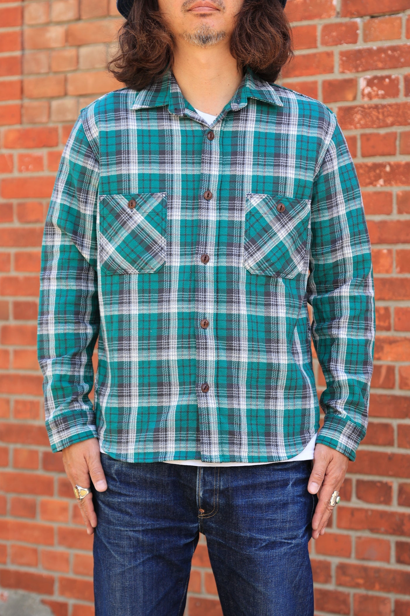 MS002R (14C) HEAVY COTTON FLANNEL SHIRT