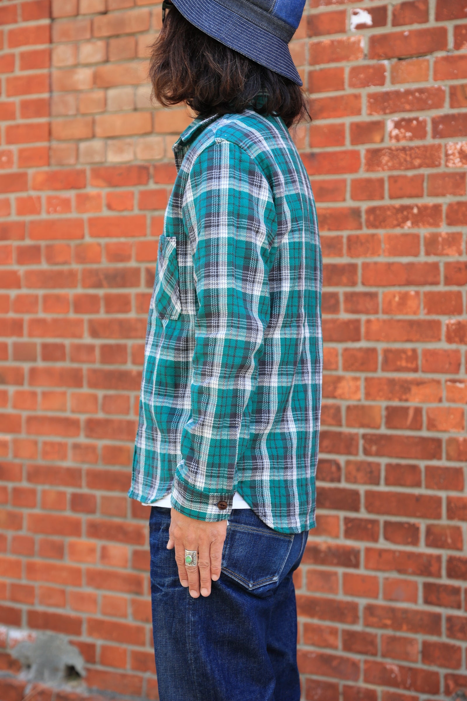 MS002R (14C) HEAVY COTTON FLANNEL SHIRT