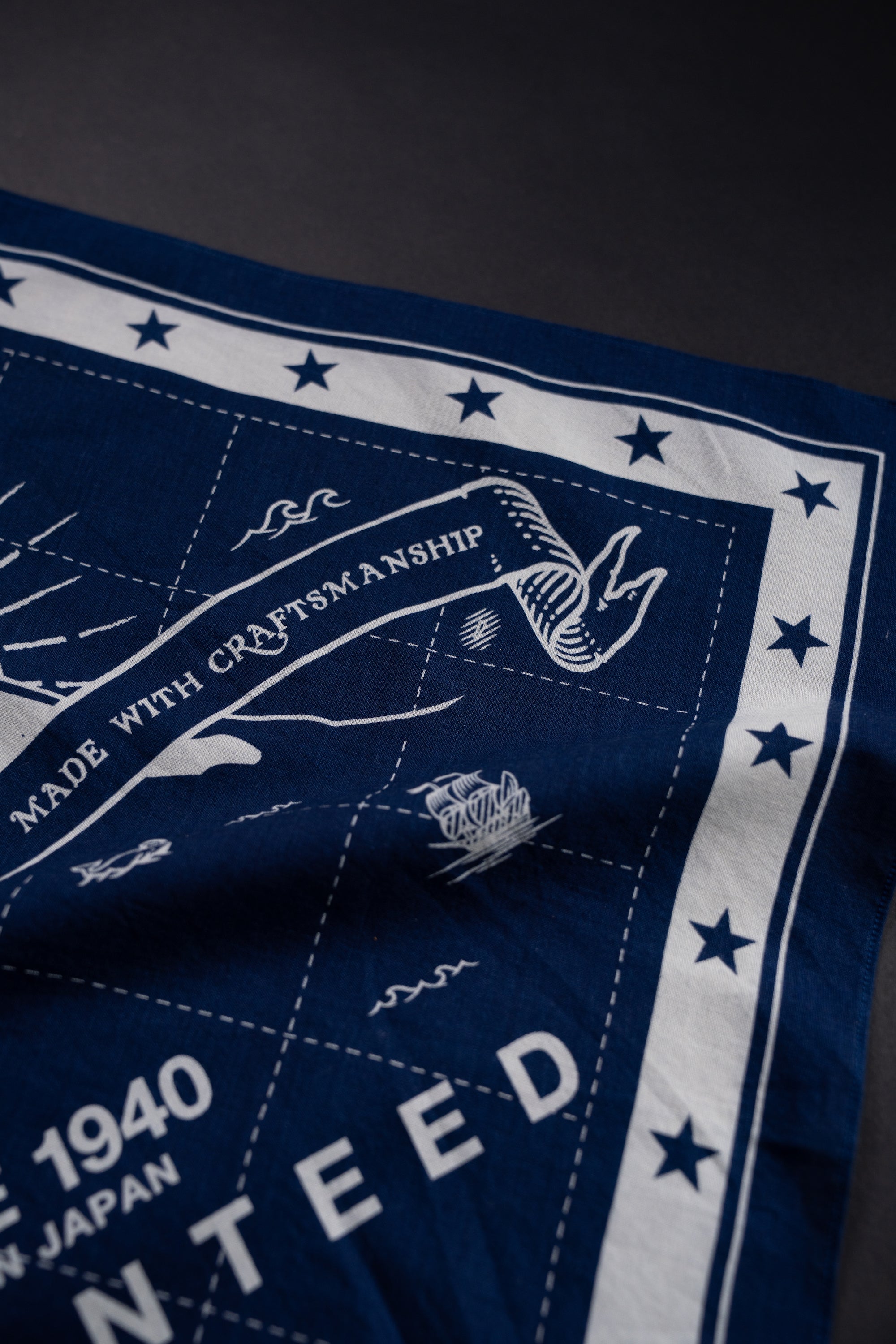 VBAN02 (ID)BIGJOHN INDIGO BANDANA