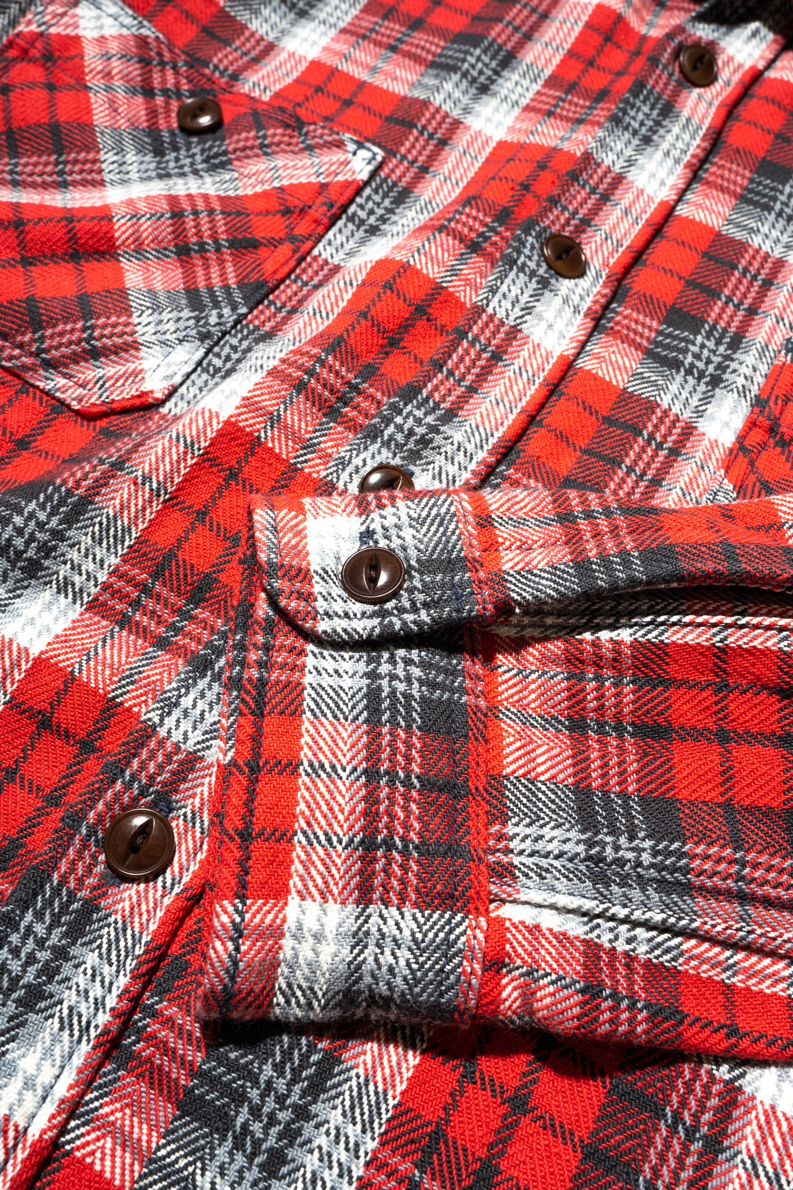 MS002R (25C) HEAVY COTTON FLANNEL SHIRT
