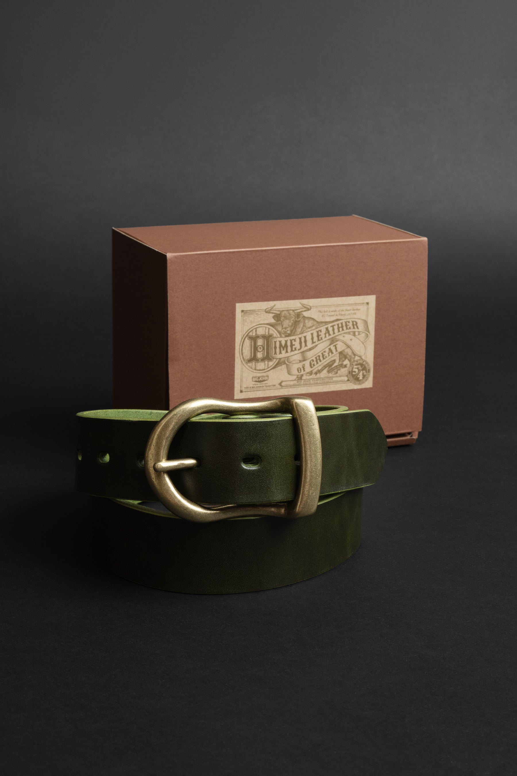 VBLT02 Heavy Weight HIMEJI LEATHER BELT