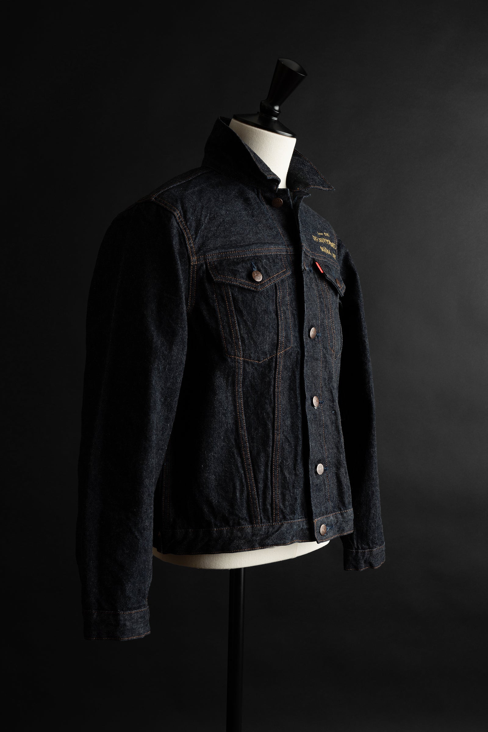 S6953W (SP) ISHIKAWADAI DENIM TRUCKER JACKET EMB