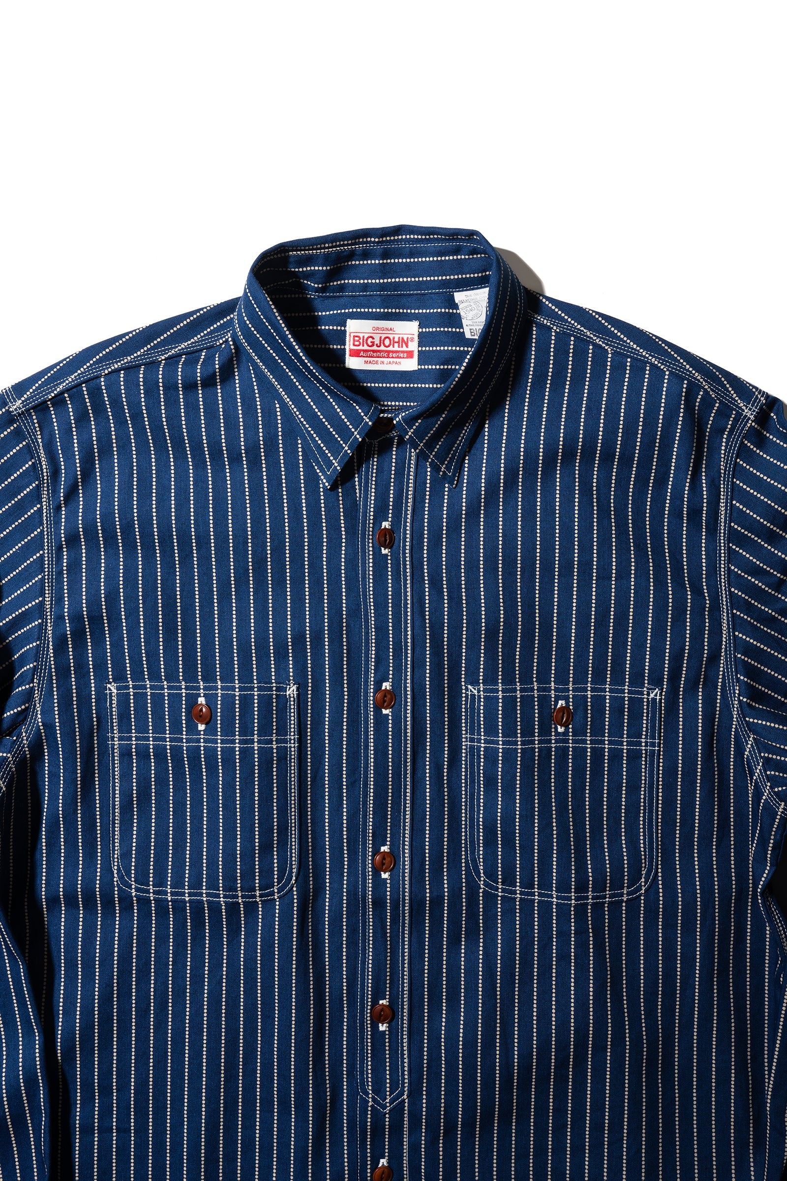 MS003R (055P) SELVEDGE CHAMBRAY SHIRT / wabash