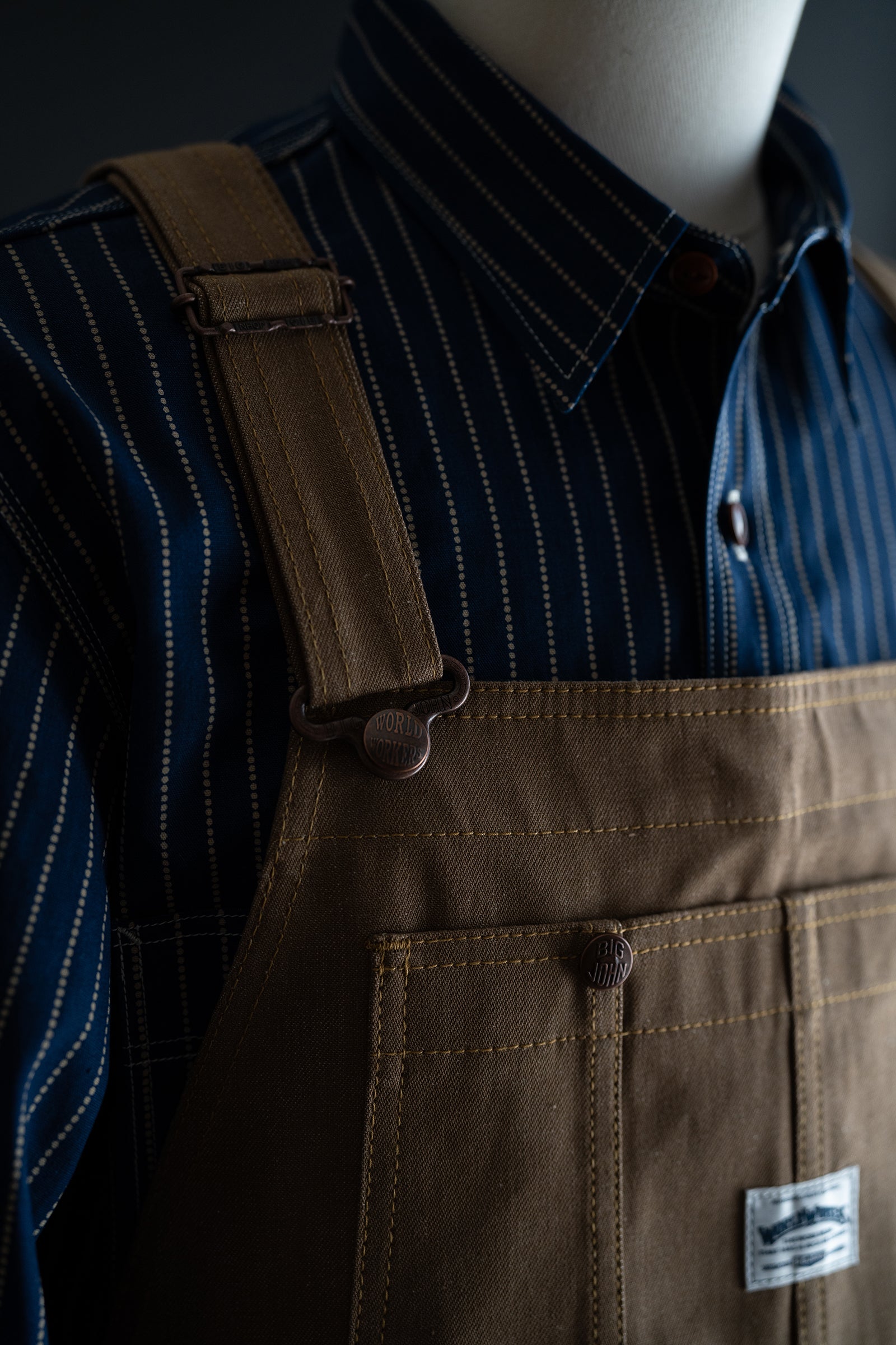 MS003R (055P) SELVEDGE CHAMBRAY SHIRT / wabash