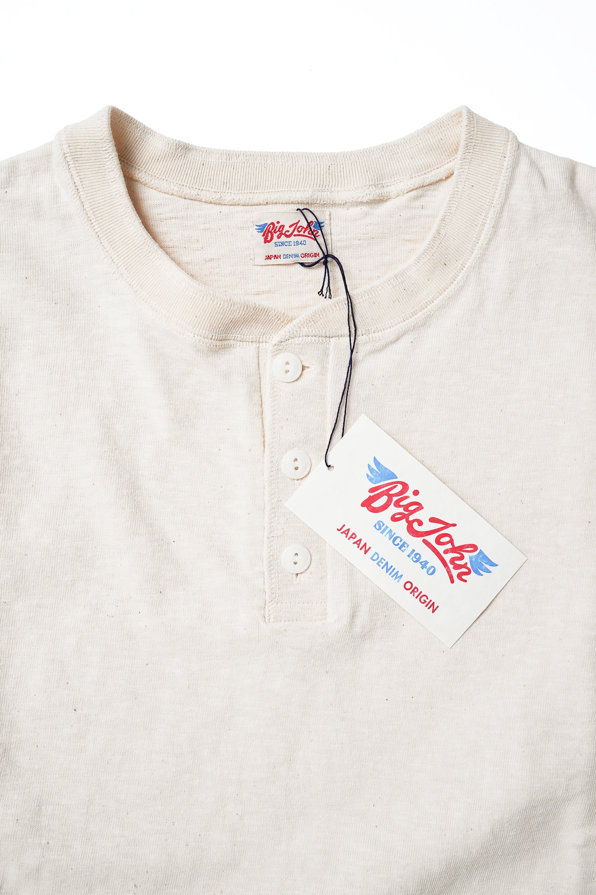 MTE006 (66) 丸胴 HENLEY NECK T-SHIRT