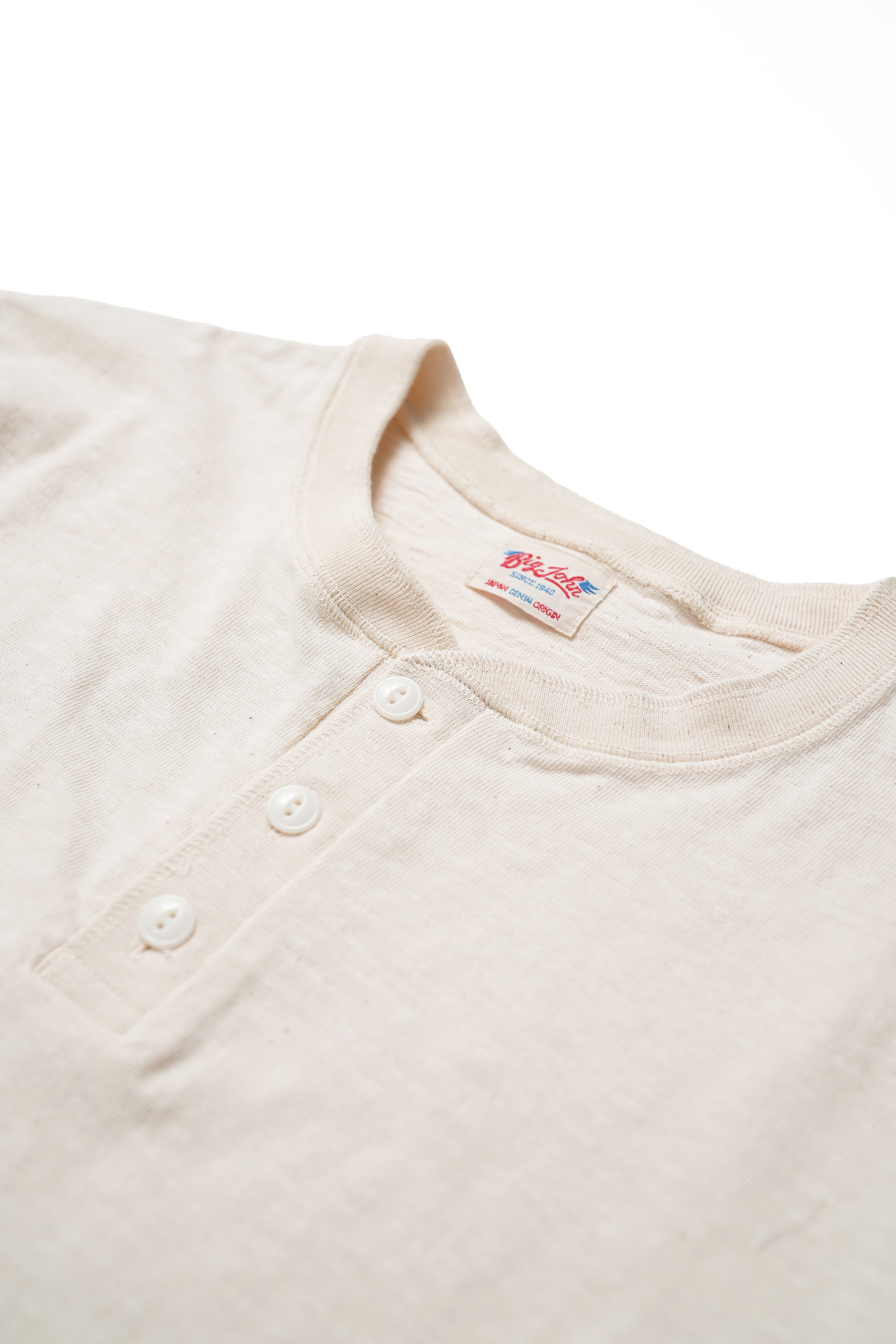 MTE006 (66) 丸胴 HENLEY NECK T-SHIRT