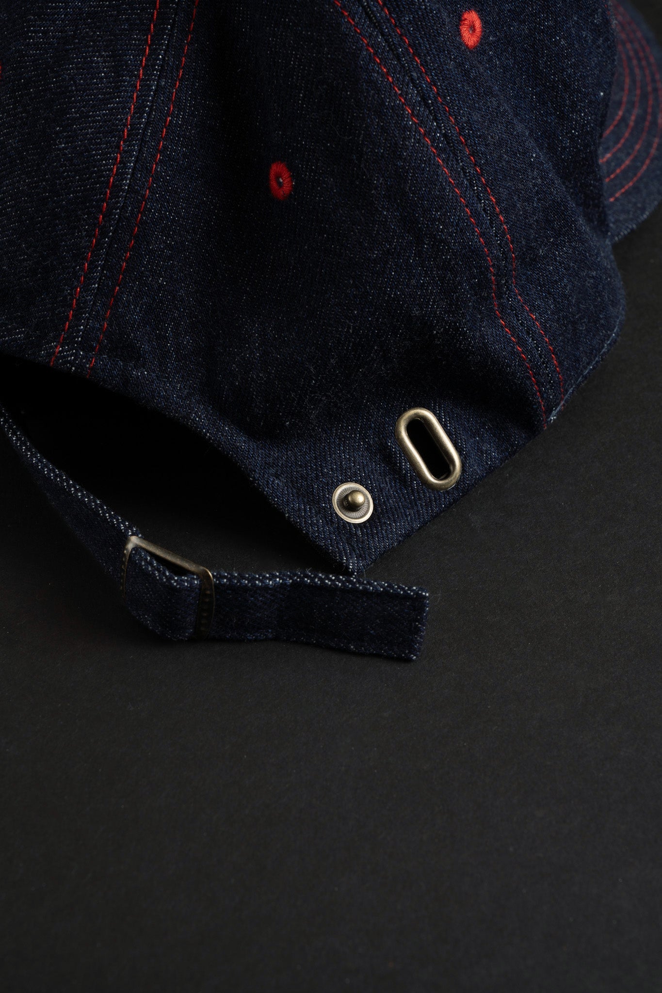 VBBJ045 (01PR) BJ BASEBALL CAP - Red Stitch