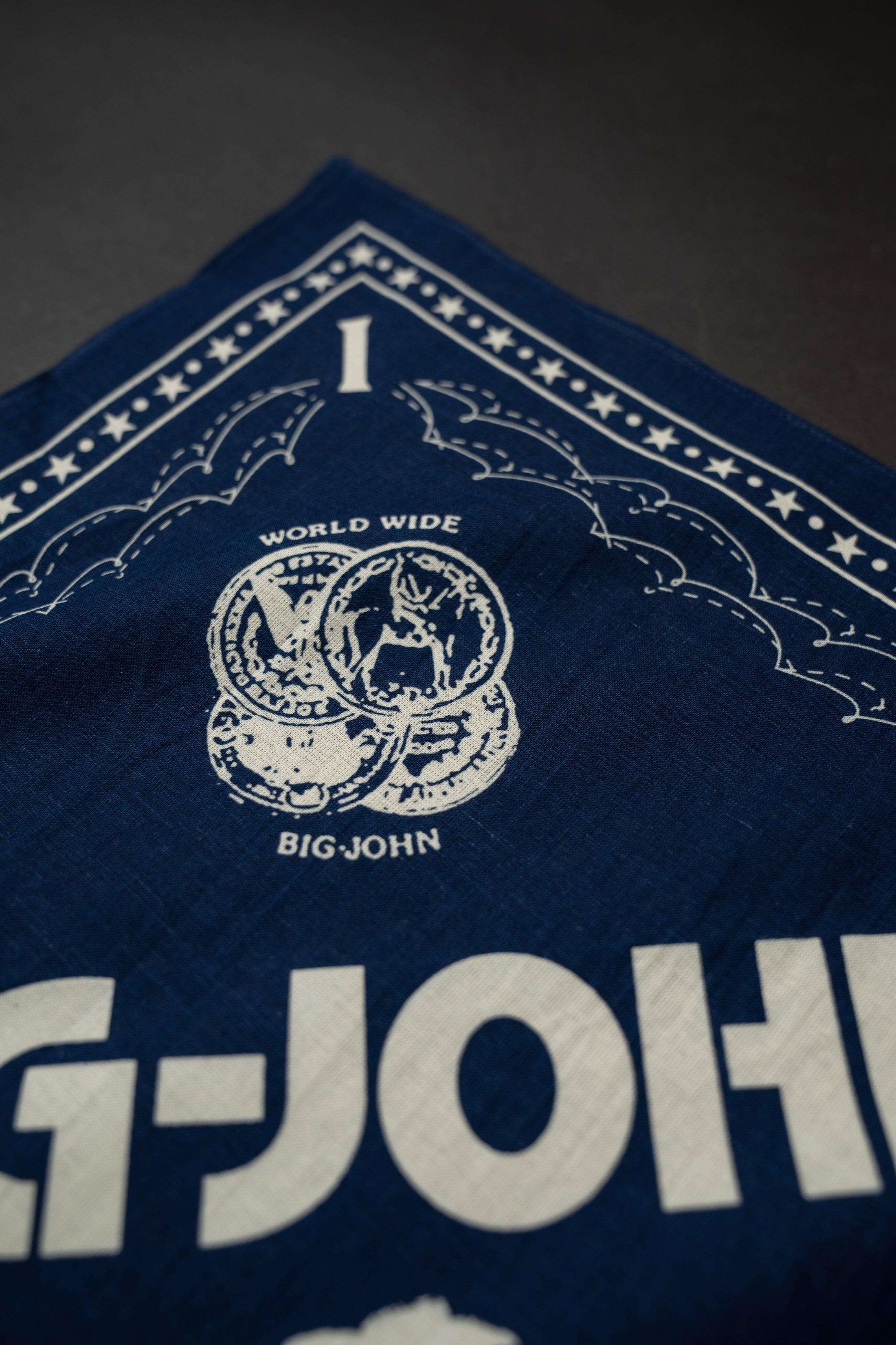 VBAN03 (ID)BIGJOHN INDIGO BANDANA