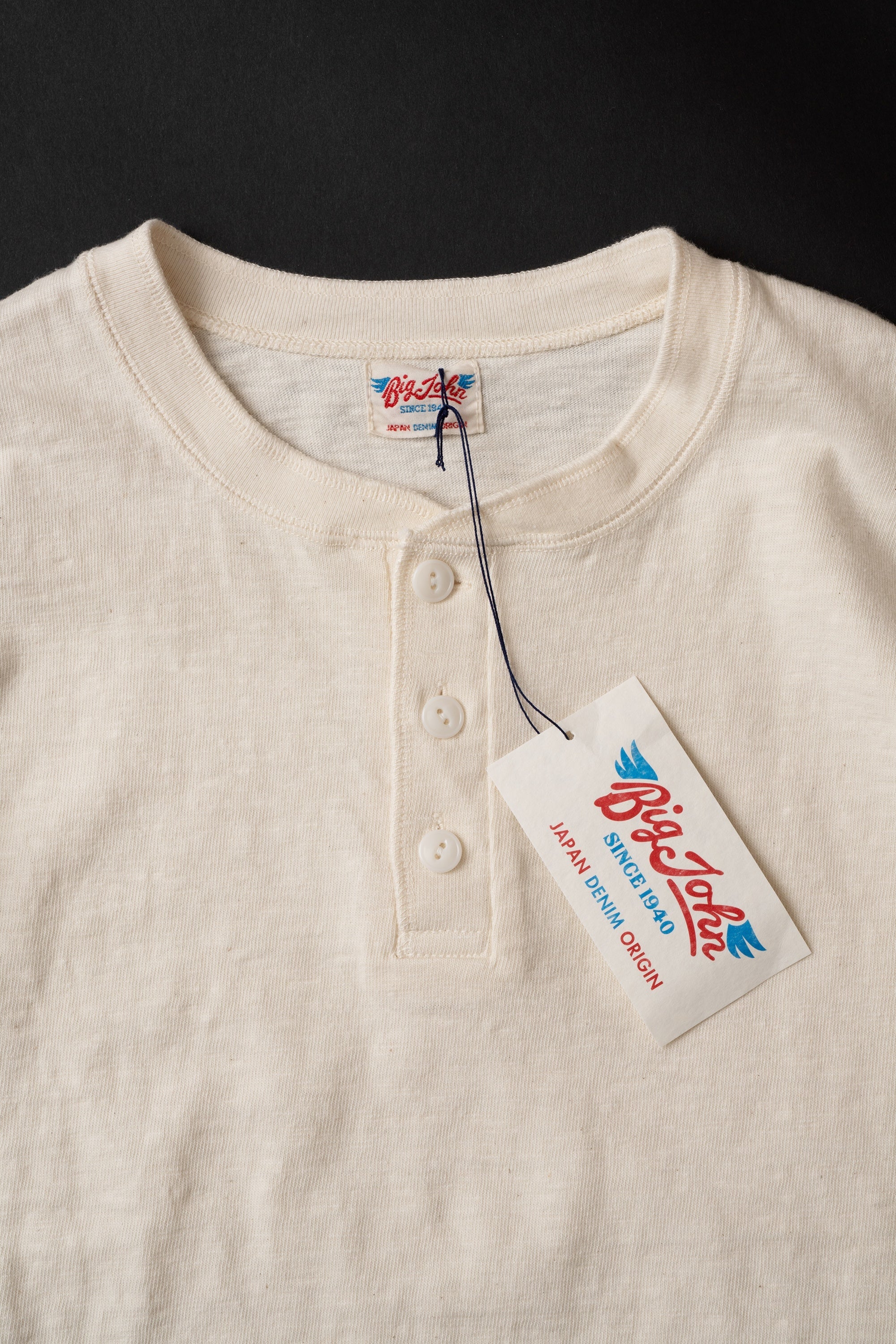 MTE014 (66) L/S HENLEY NECK T-SHIRT