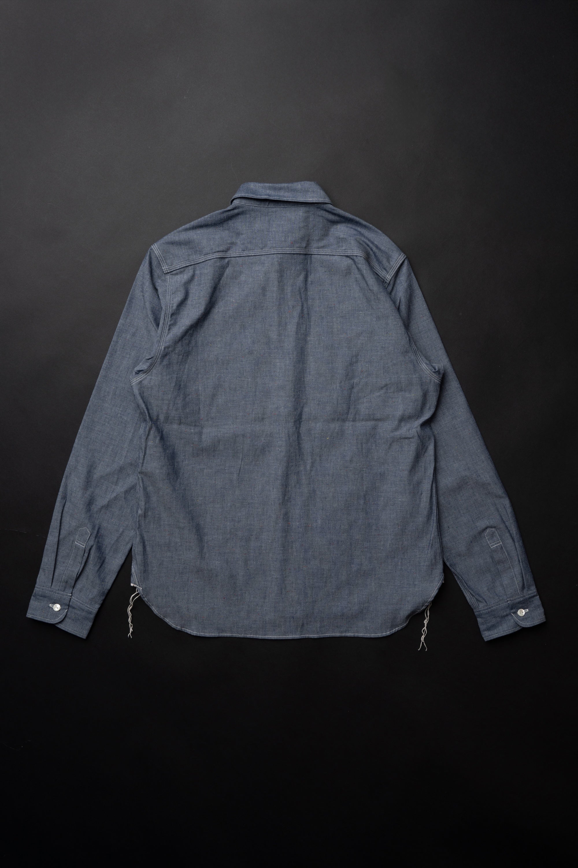 MS004R (01C) Color Nep Selvedge Chambray Shirt