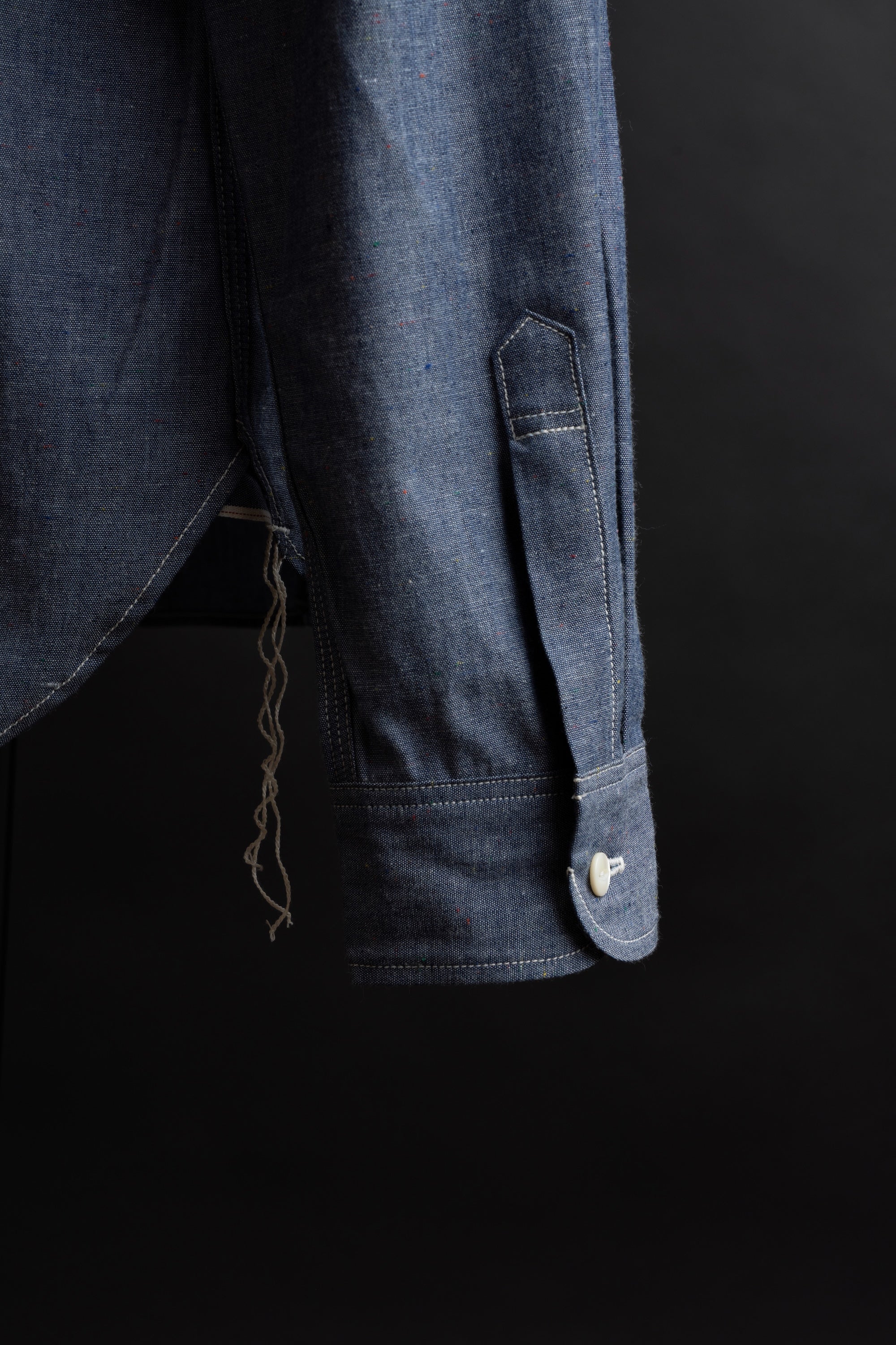 MS004R (01C) Color Nep Selvedge Chambray Shirt