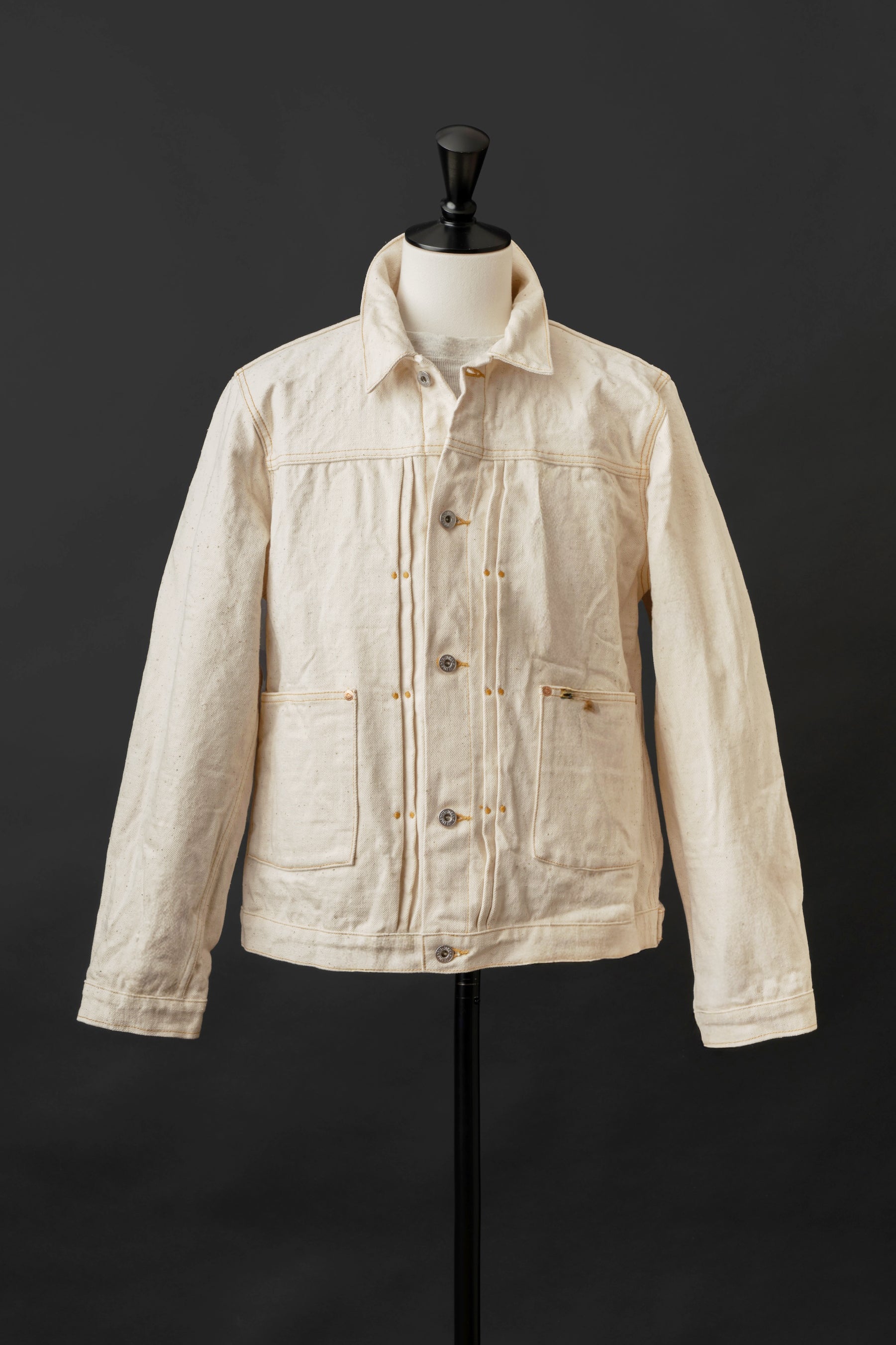 M6013RC (66) GR LABEL WILD DUCK JACKET Natural – Big-John-Intl