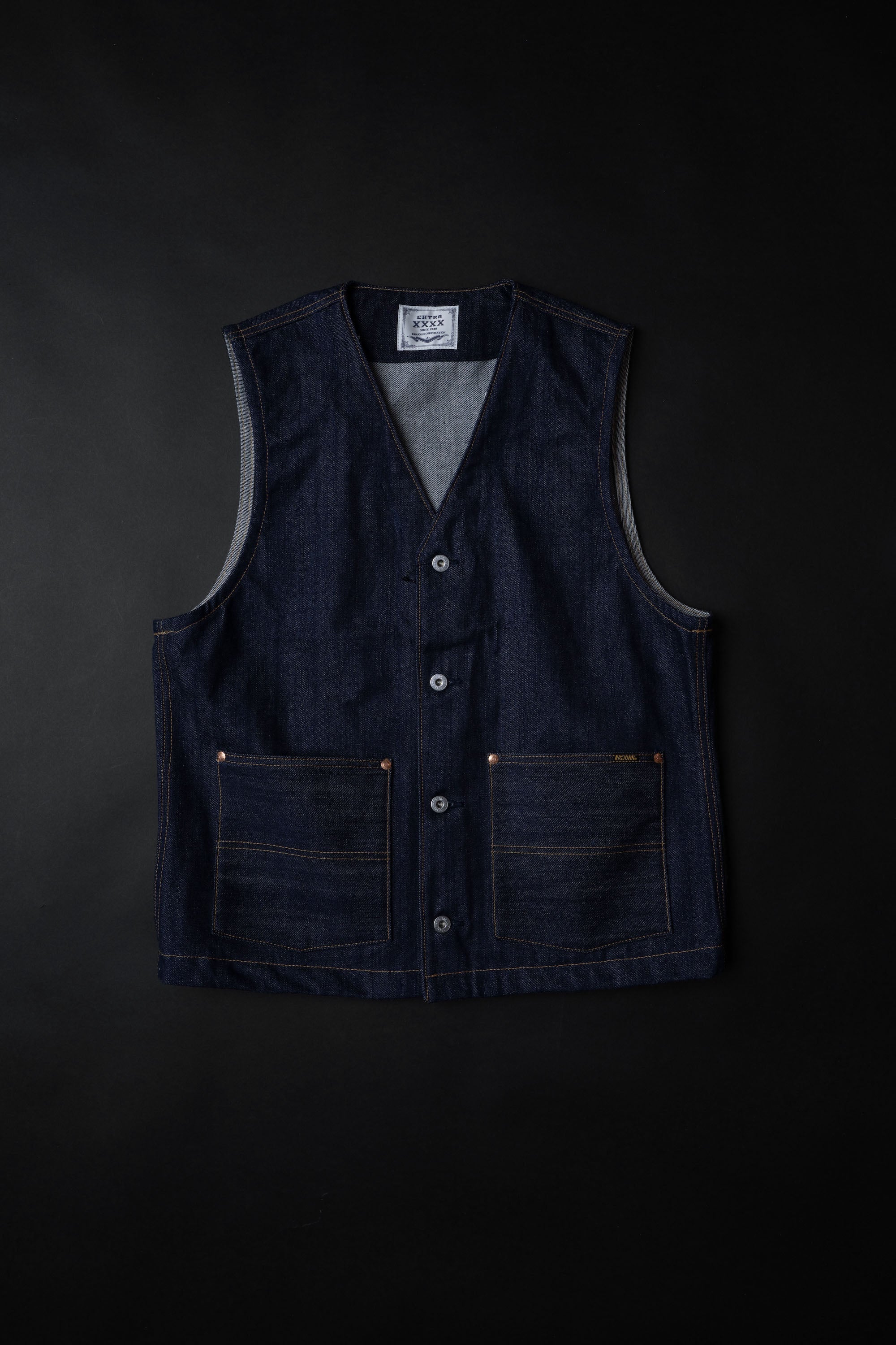 XX602BE (000)『XXXX-EXTRA』BUTTON UP VEST