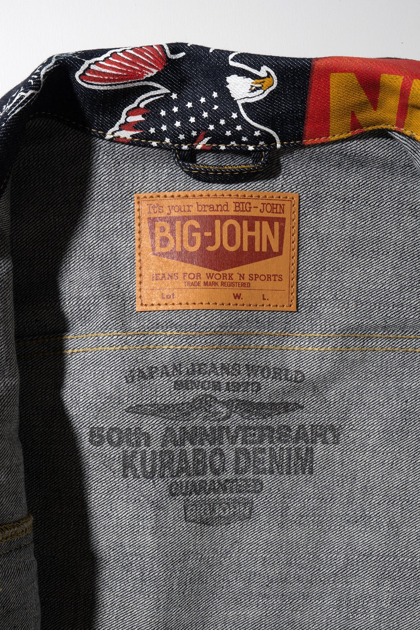 M6001SP(050) 50 years anniversary Banner Denim Trucker Jacket / Special Edition