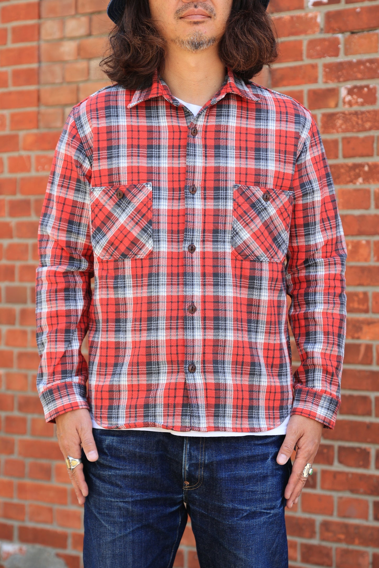 MS002R (25C) HEAVY COTTON FLANNEL SHIRT – Big-John-Intl