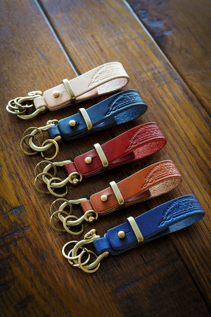 VKYR05 HIMEJI LEATHER KEY RING