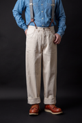 M101S(66) WAIST OVERALL DUCK kinari