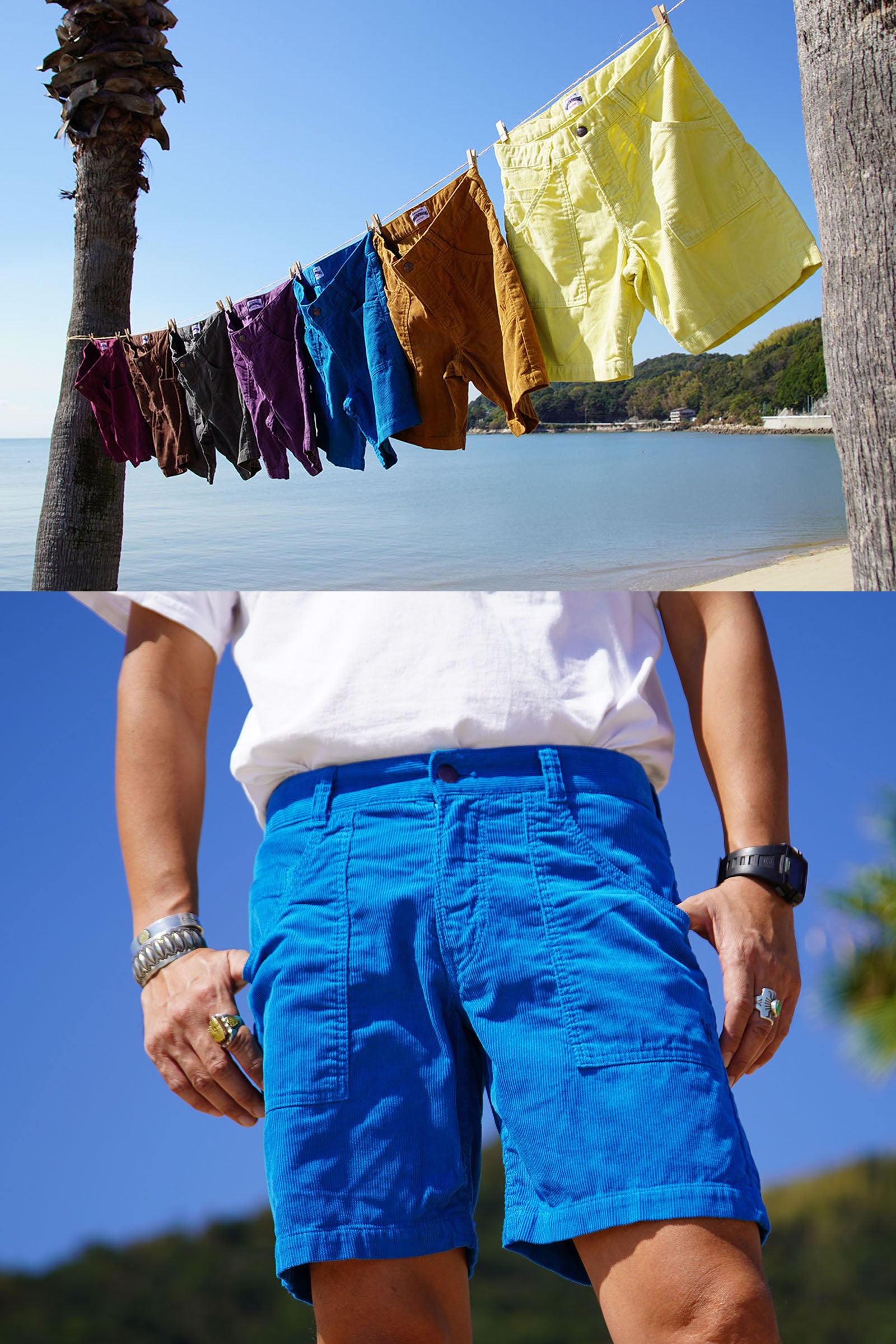 WR777M World Workers Beach Corduroy Shorts