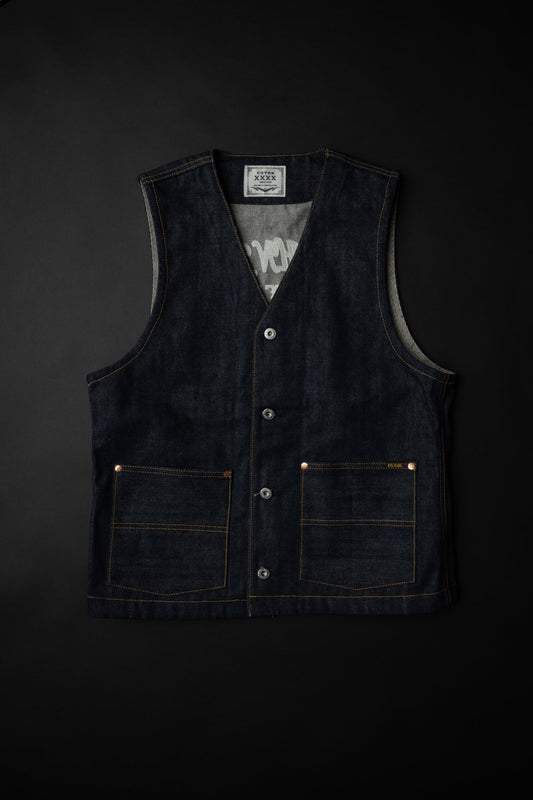 XX602BE (SP5)『XXXX-EXTRA』BUTTON UP VEST EMB