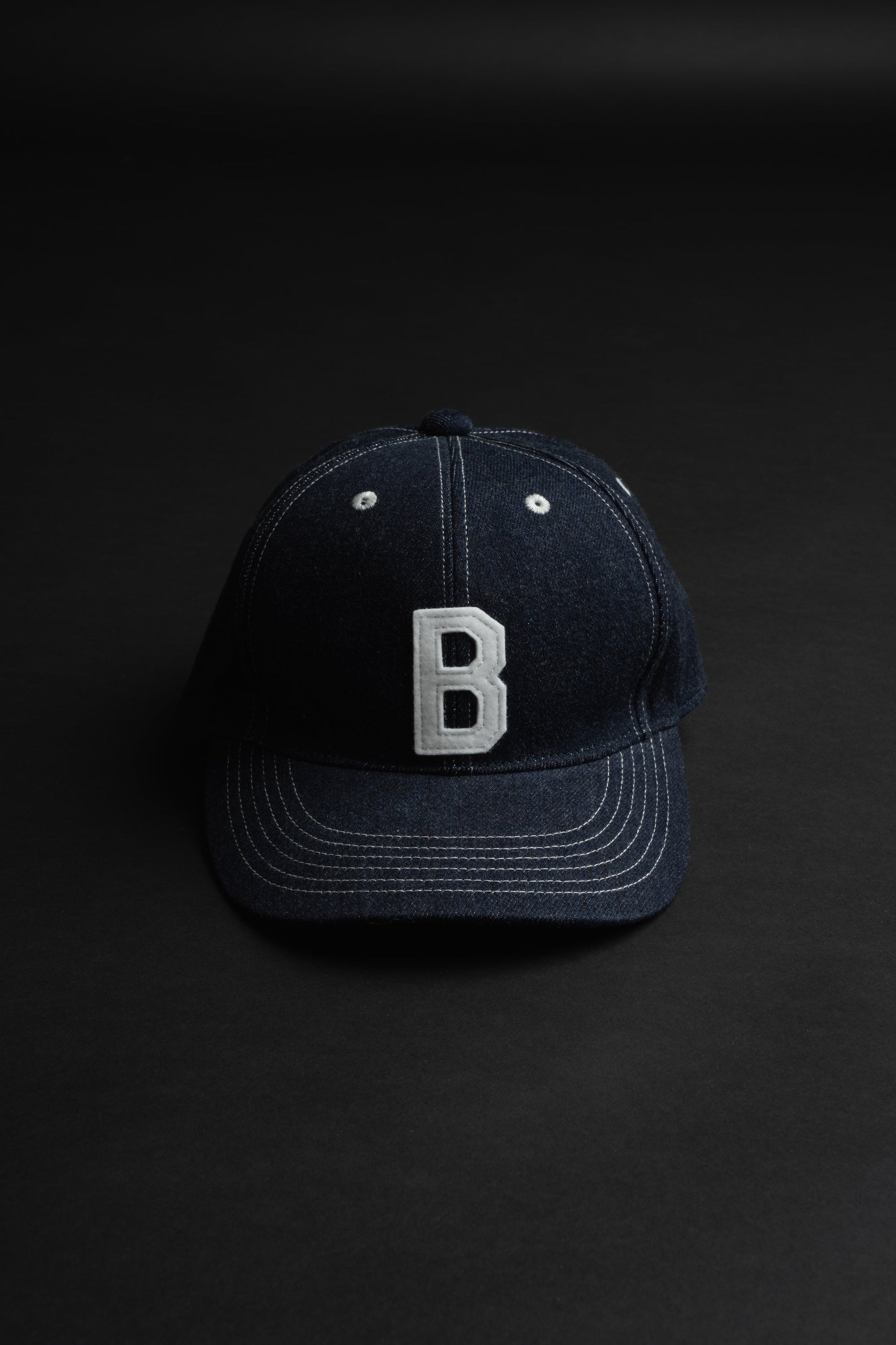 VBBJ045 (001W) BJ BASEBALL CAP - White Stitch – Big-John-Intl