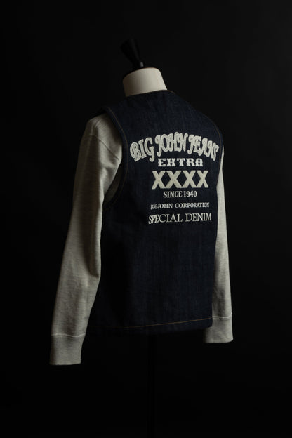 XX602BE (SP5)『XXXX-EXTRA』BUTTON UP VEST EMB