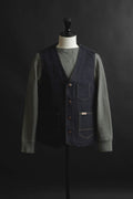 M602G (000B) 23oz selvedge denim Vest