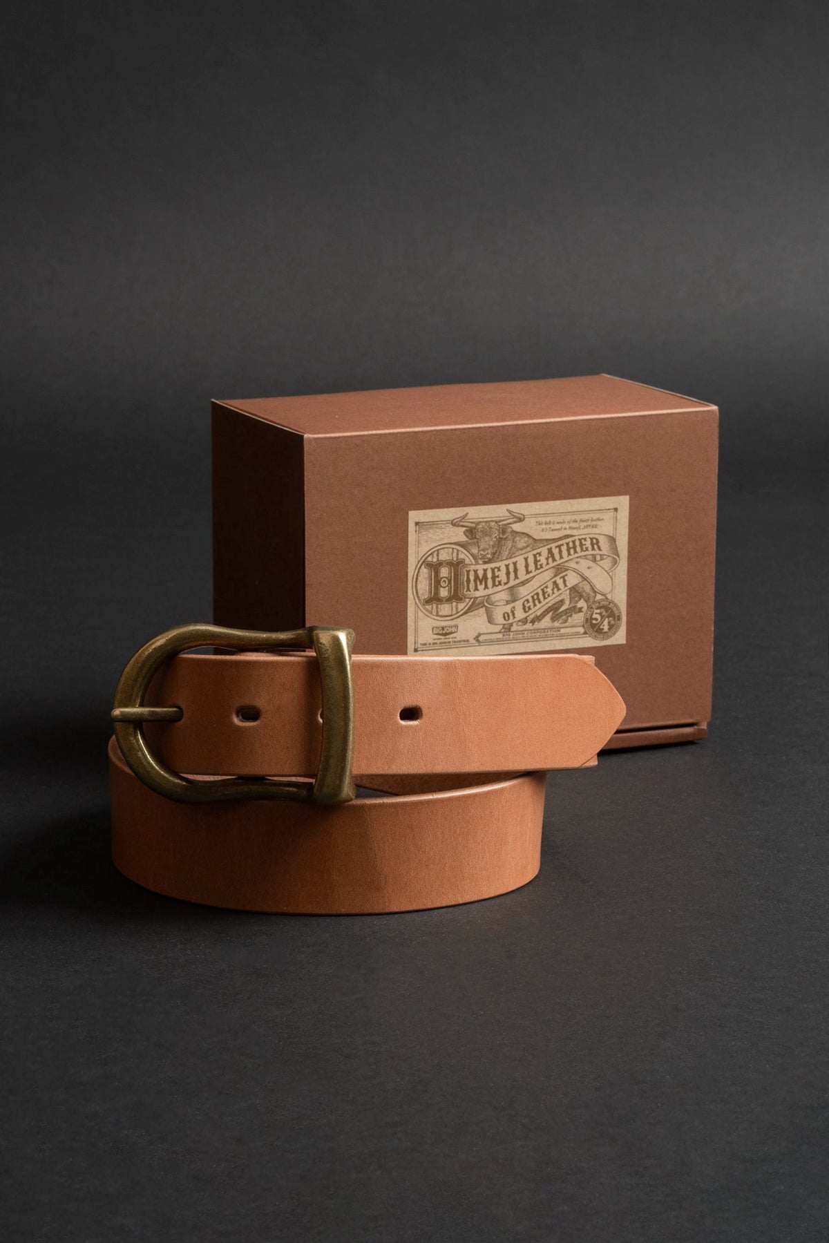 St. John Leather Horse-Bit Vintage Belt Leather Loop Belt – St. John Knits main image 2