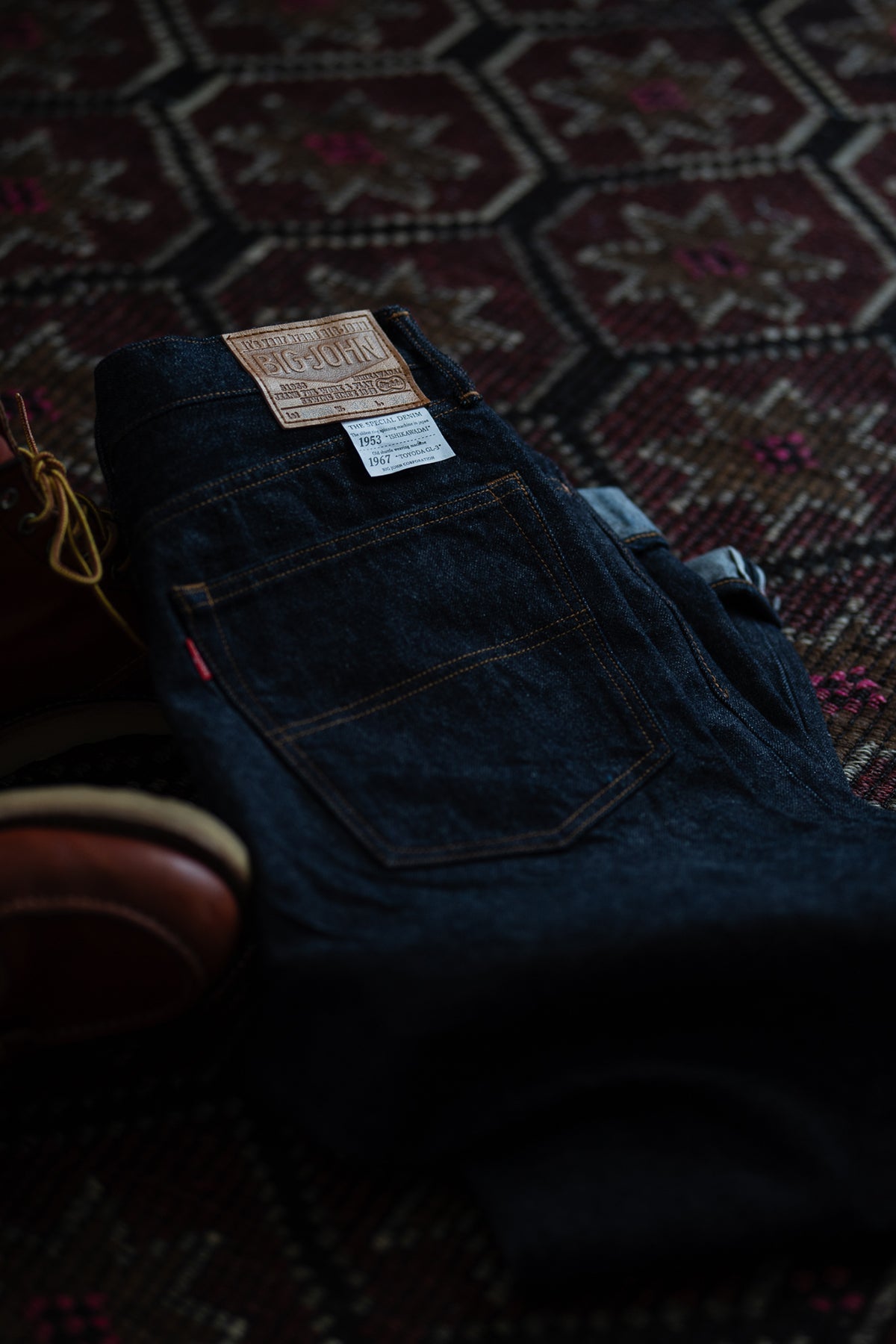 S1953W (001) ISHIKAWADAI DENIM REGULAR STRAIGHT