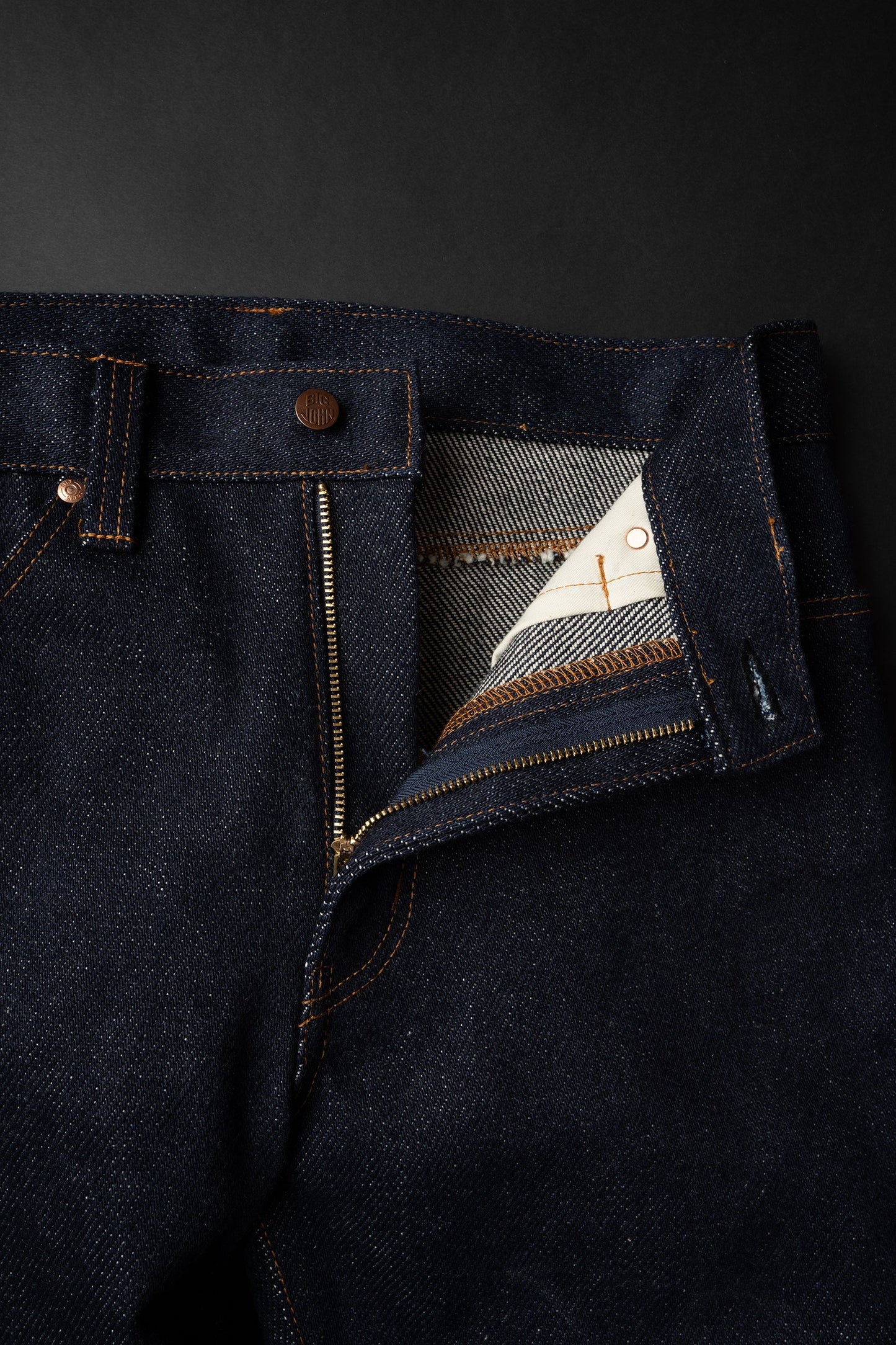 M25G (000B) 25oz Tough Jeans selvedge denim / Straight