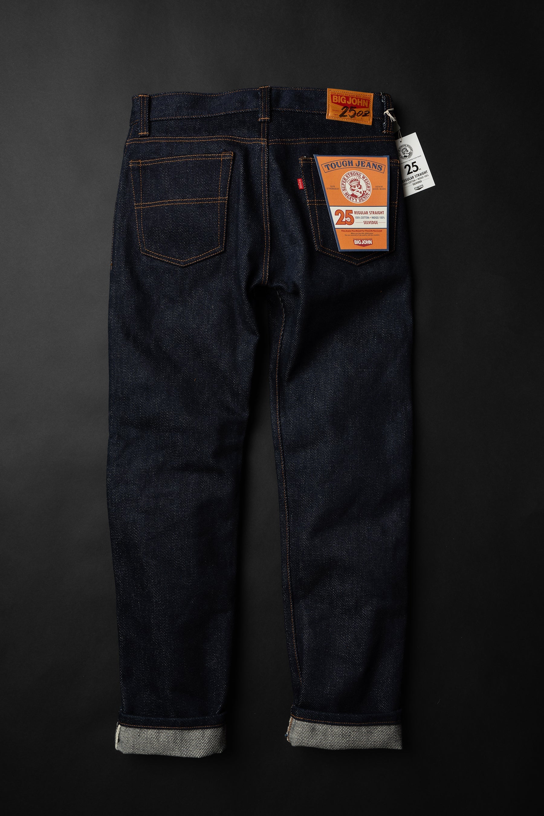 M25G (000B) 25oz Tough Jeans selvedge denim / Straight