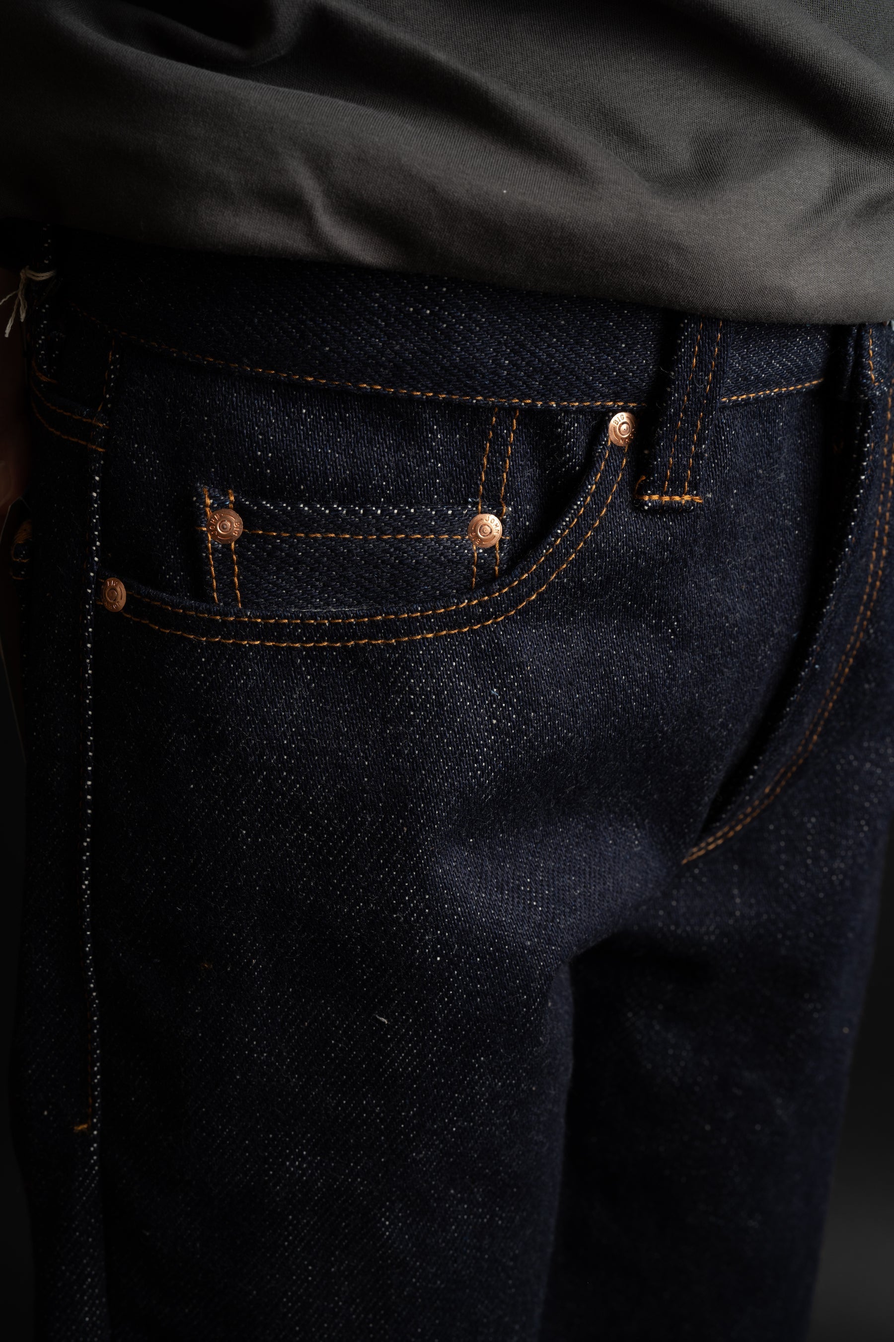 M25G (000B) 25oz Tough Jeans selvedge denim / Straight