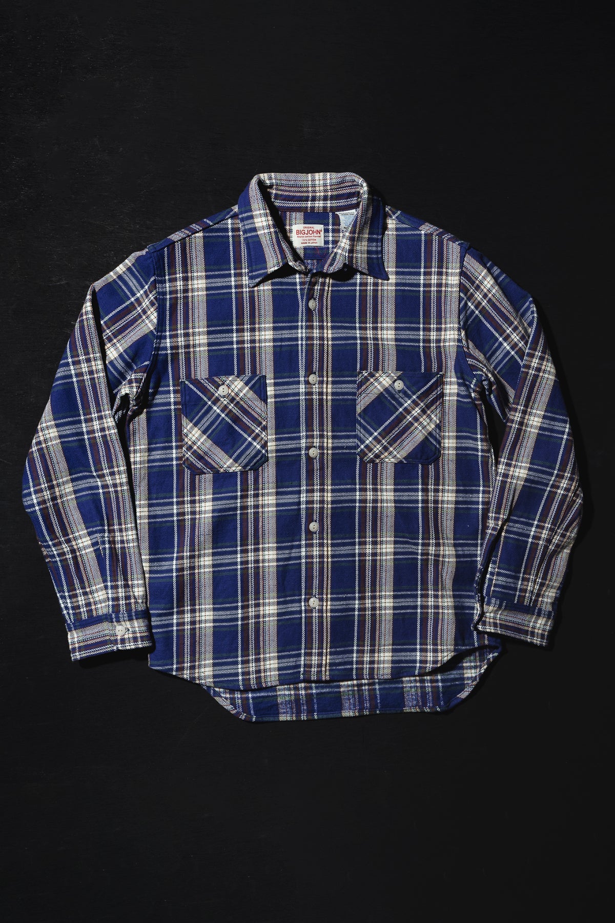 MS022D (35) HEAVY COTTON FLANNEL SHIRT Slim