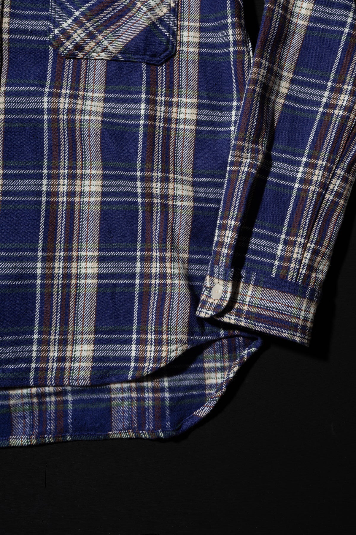 MS022D (35) HEAVY COTTON FLANNEL SHIRT Slim