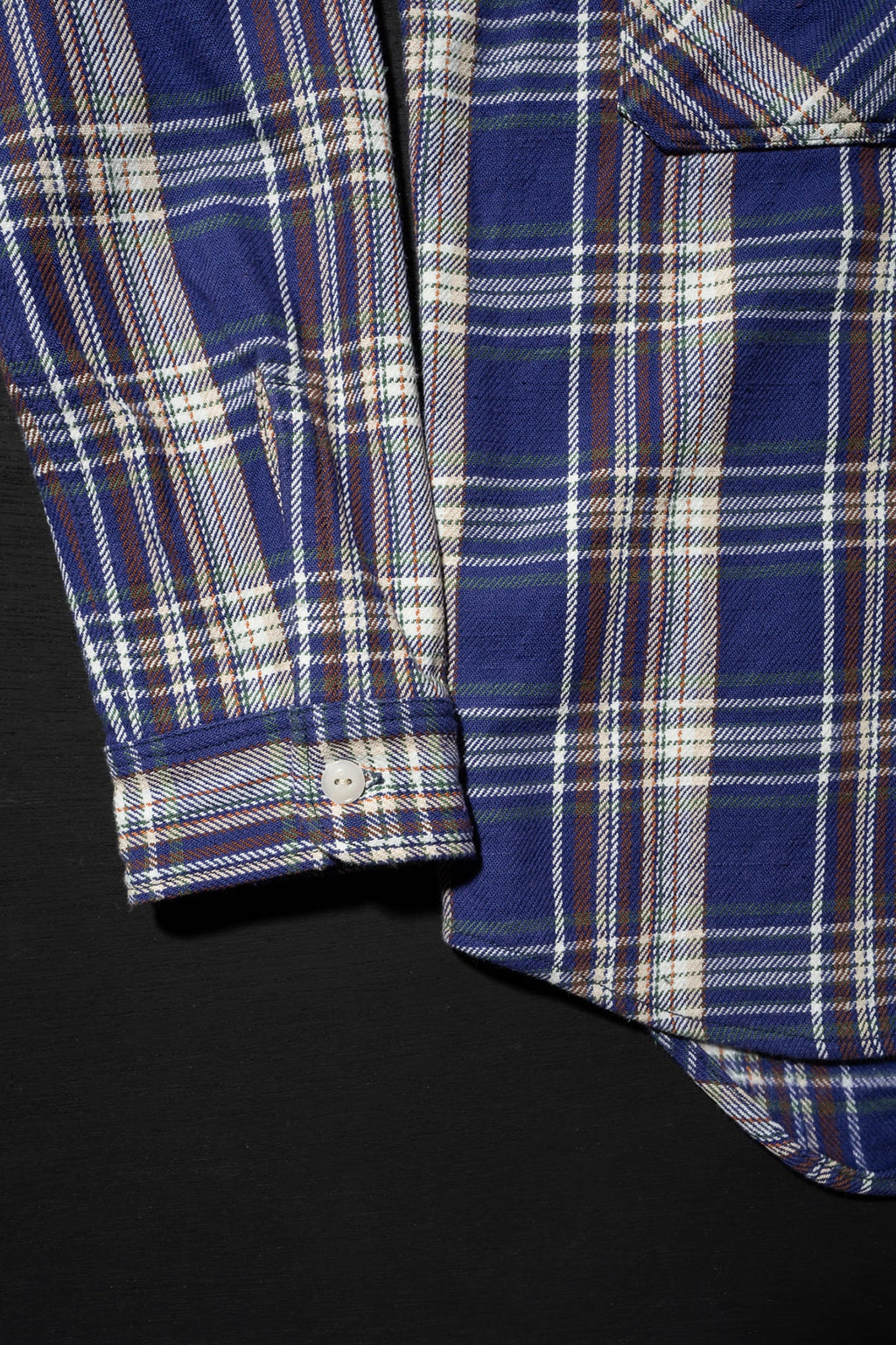 MS022D (35) HEAVY COTTON FLANNEL SHIRT Slim