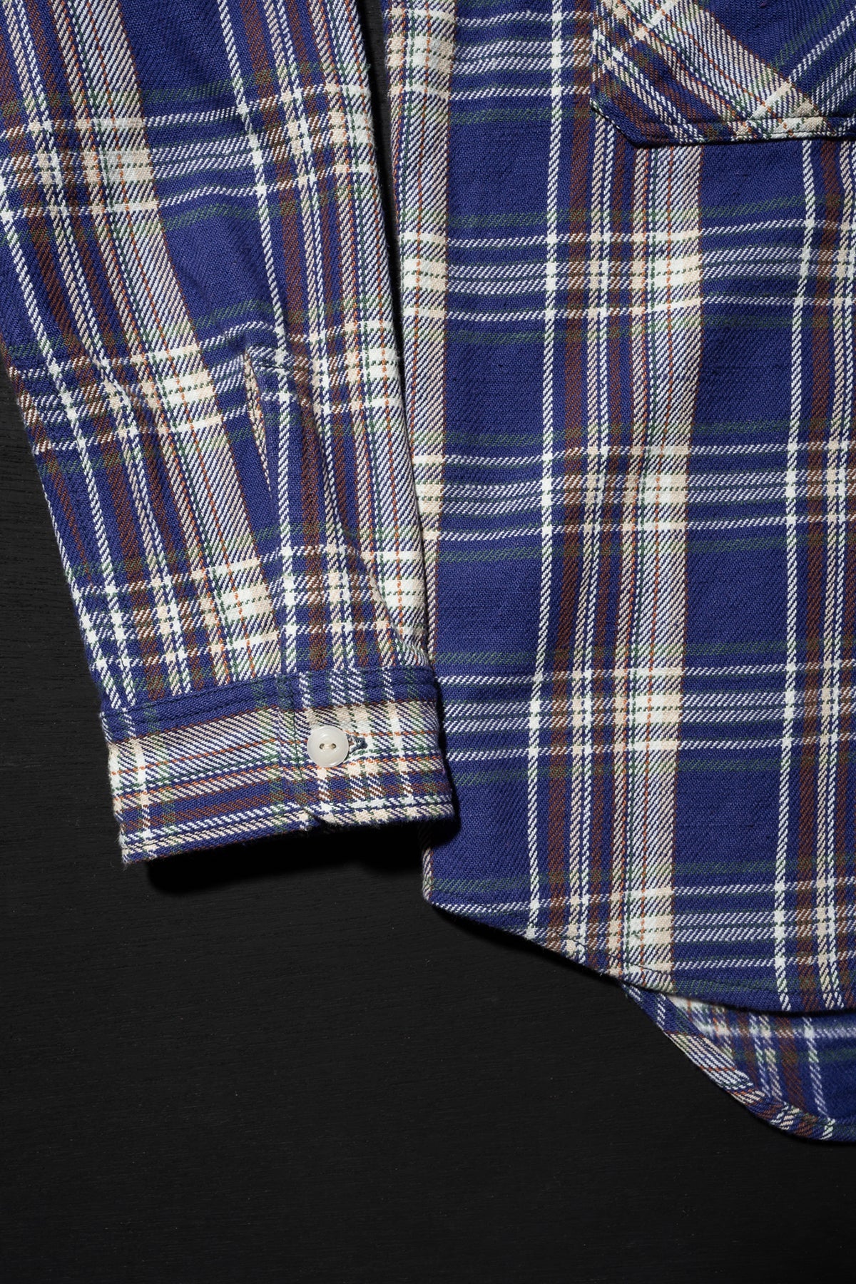 MS022D (35) HEAVY COTTON FLANNEL SHIRT Slim
