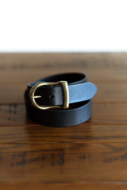 VBLT05 Heavy Weight HIMEJI LEATHER BELT (pit oil leather)