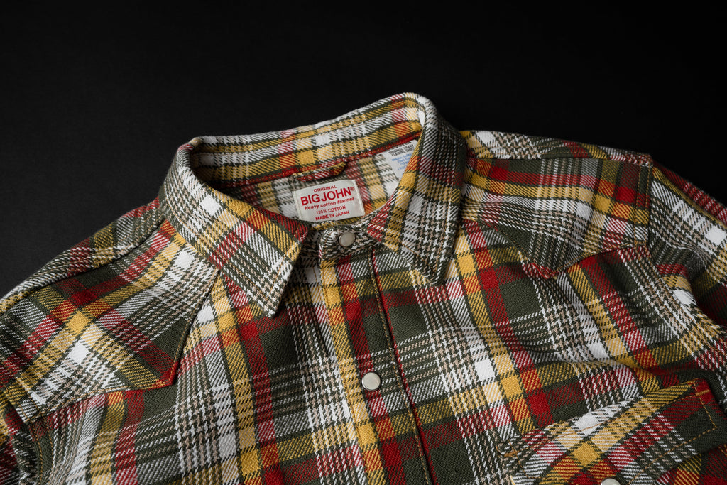 MS006WE (56) HEAVY COTTON FLANNEL WESTERN SHIRT