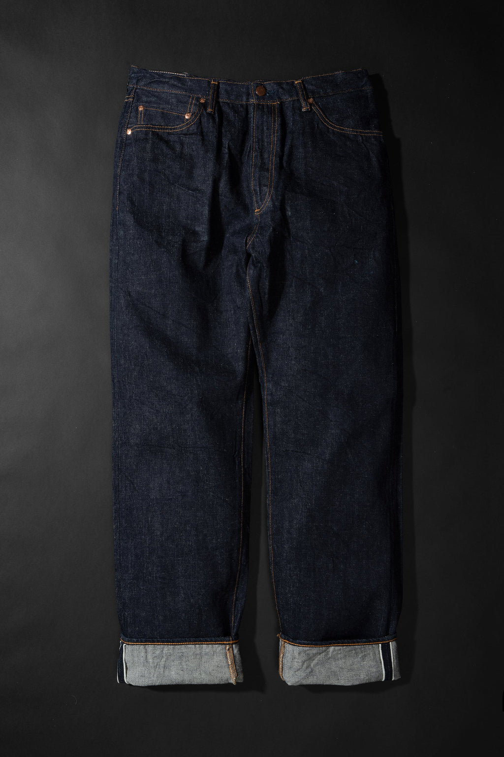 S1953WS (001) ISHIKAWADAI DENIM REGULAR STRAIGHT“SUVIN GOLD”