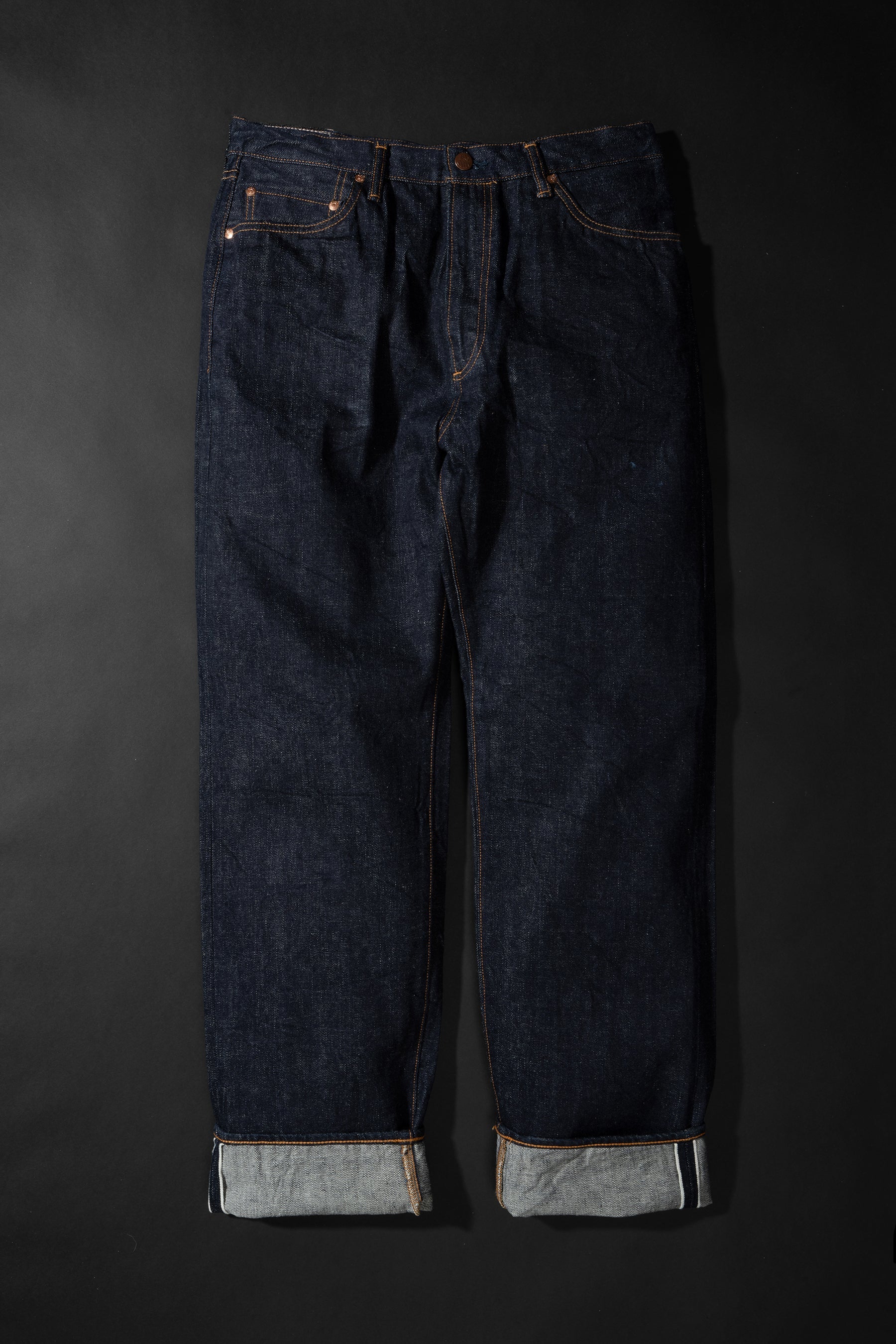 S1953WS (001) ISHIKAWADAI DENIM REGULAR STRAIGHT“SUVIN GOLD”
