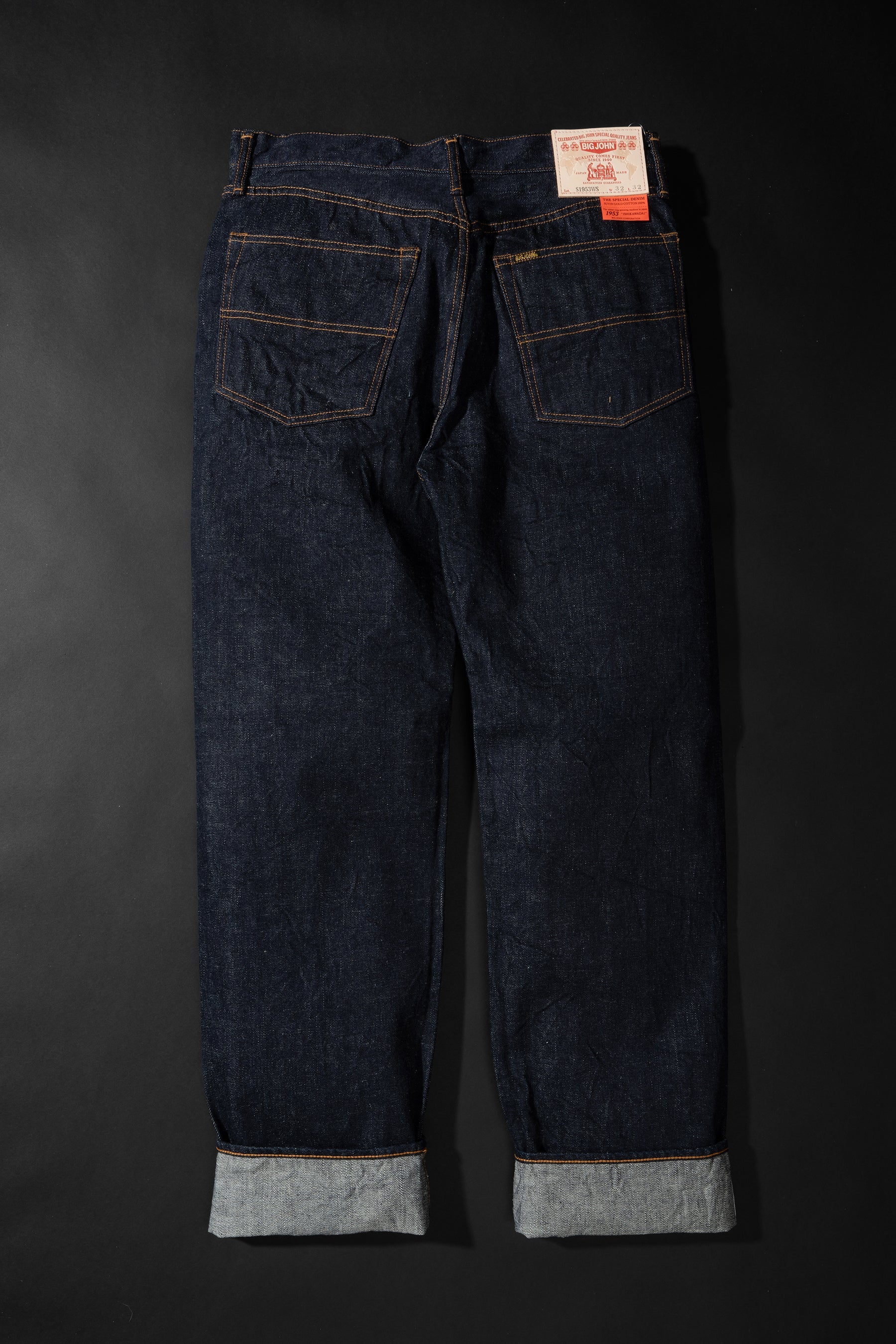 S1953WS (001) ISHIKAWADAI DENIM REGULAR STRAIGHT“SUVIN GOLD”