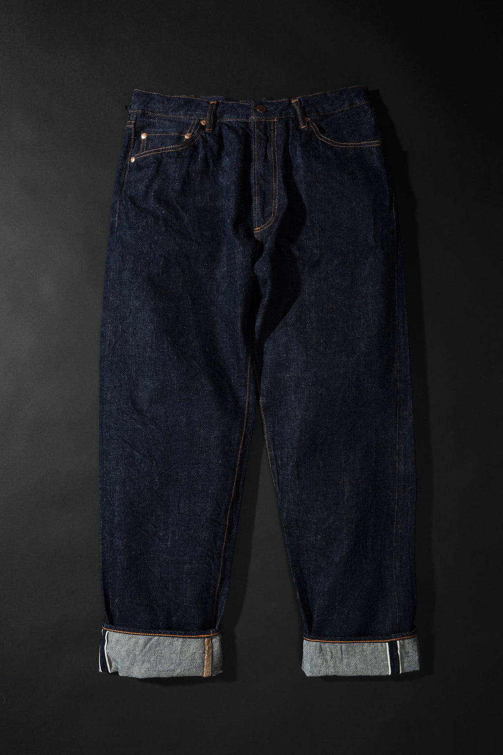 S1956WS (001) ISHIKAWADAI DENIM TAPERED FIT“SUVIN GOLD”