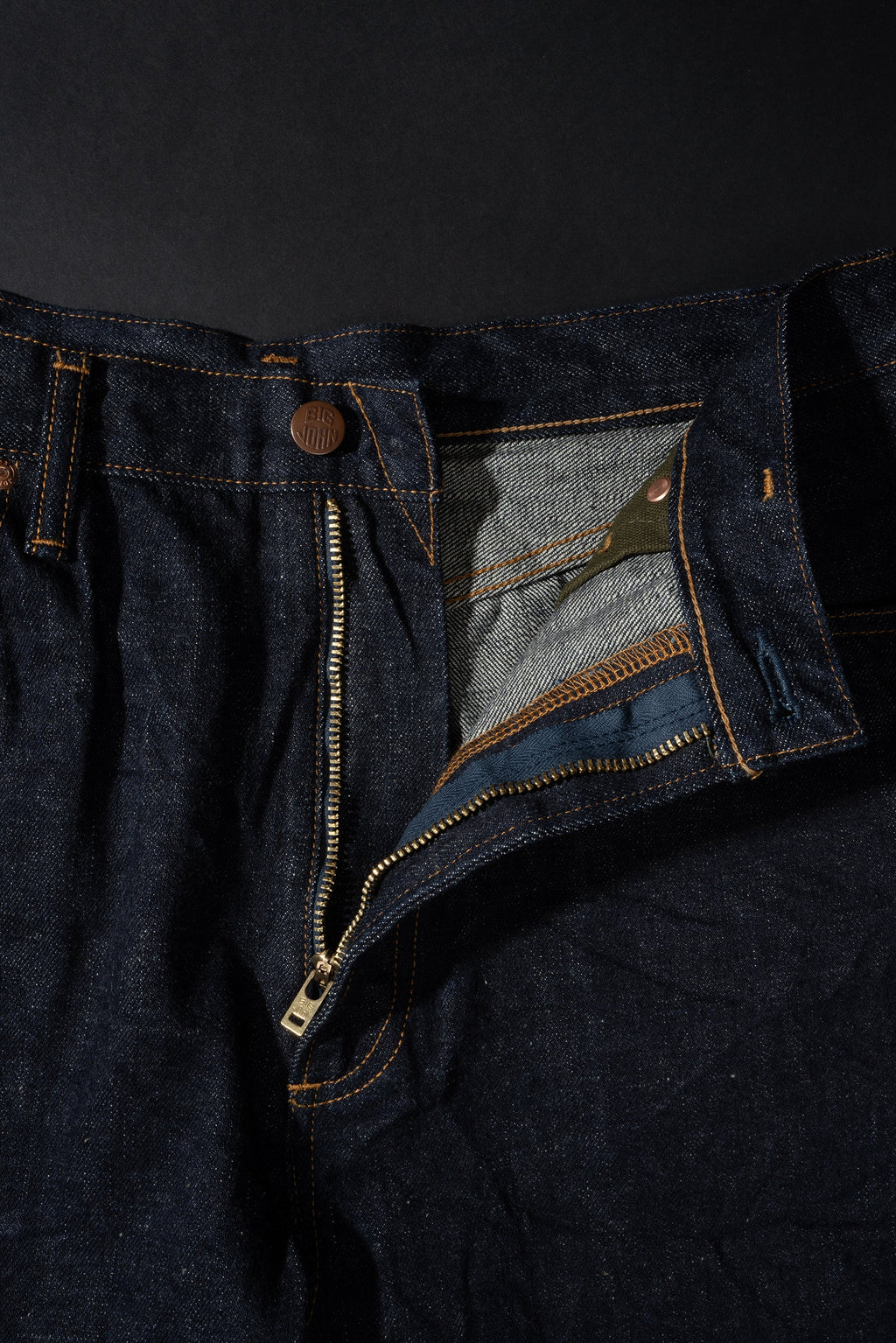 S1956WS (001) ISHIKAWADAI DENIM TAPERED FIT“SUVIN GOLD”