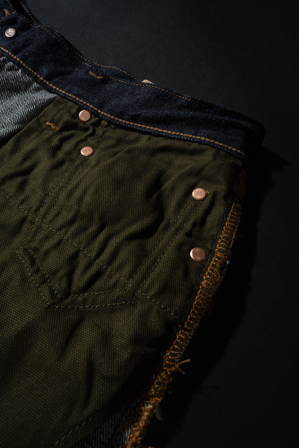 S1956WS (001) ISHIKAWADAI DENIM TAPERED FIT“SUVIN GOLD”