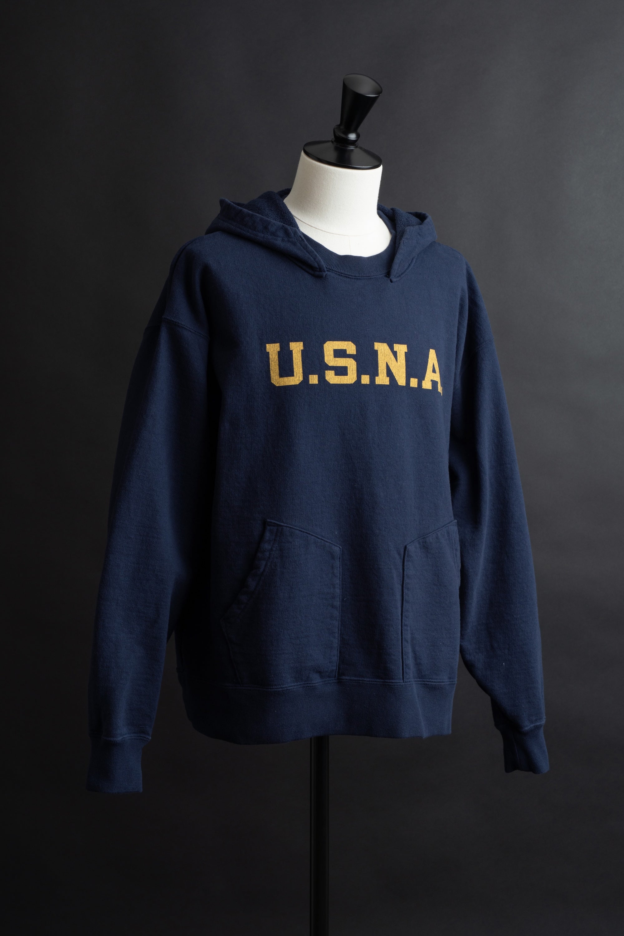 MTE009(02) [U.S.N.A] AFTER HOODIE NAVY