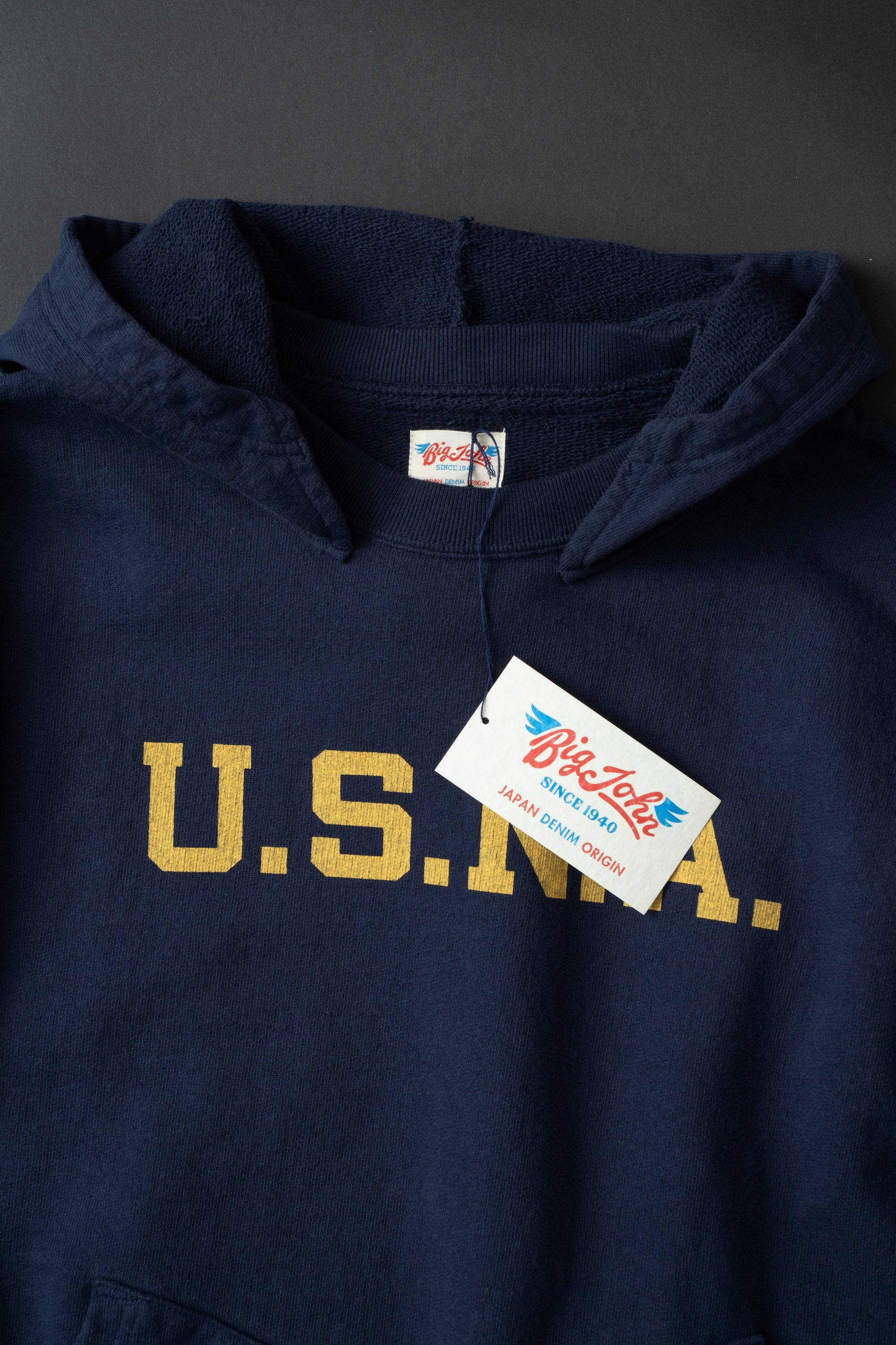 MTE009(02) [U.S.N.A] AFTER HOODIE NAVY
