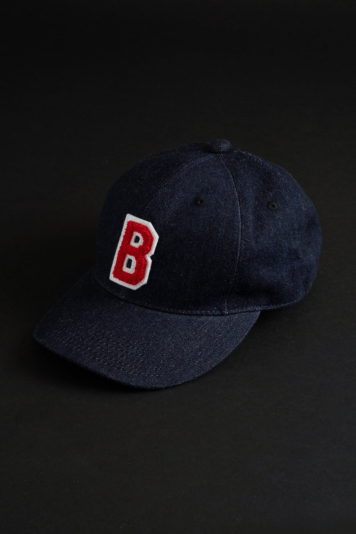 VBBJ045 (01PR) BJ BASEBALL CAP - Navy Stitch
