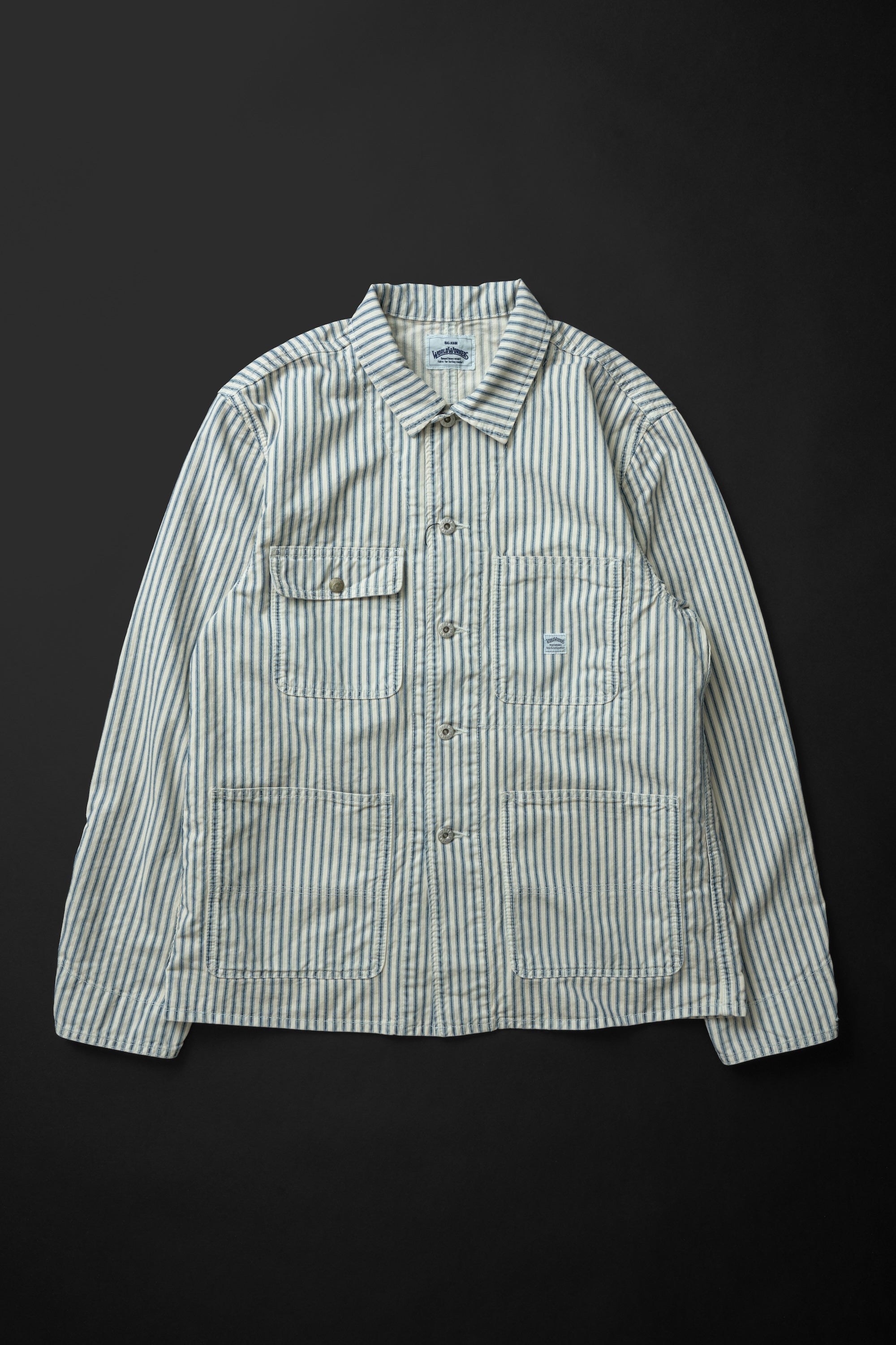 WR623G (84H) Coveralls  Railroad Stripe
