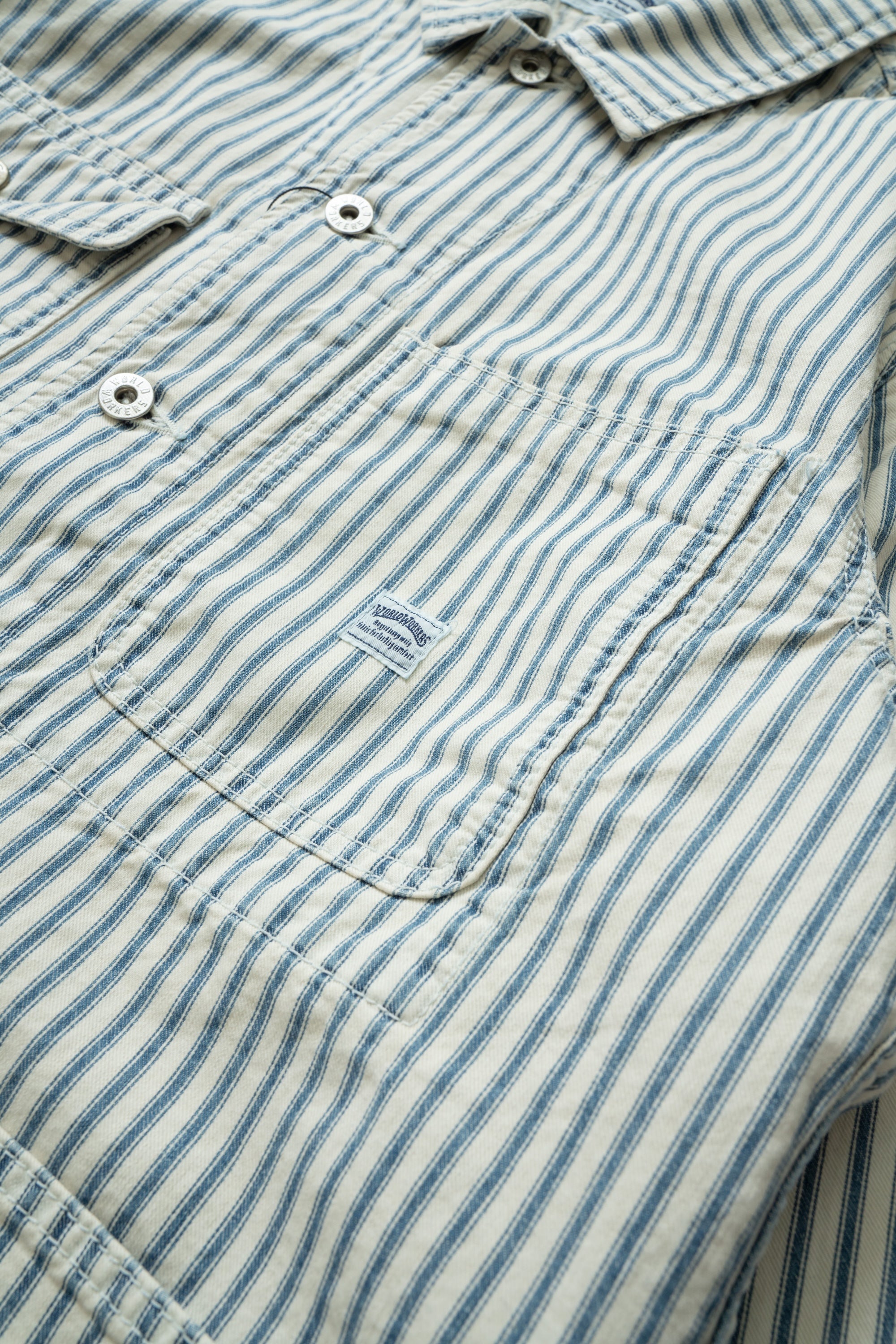 WR623G (84H) Coveralls  Railroad Stripe