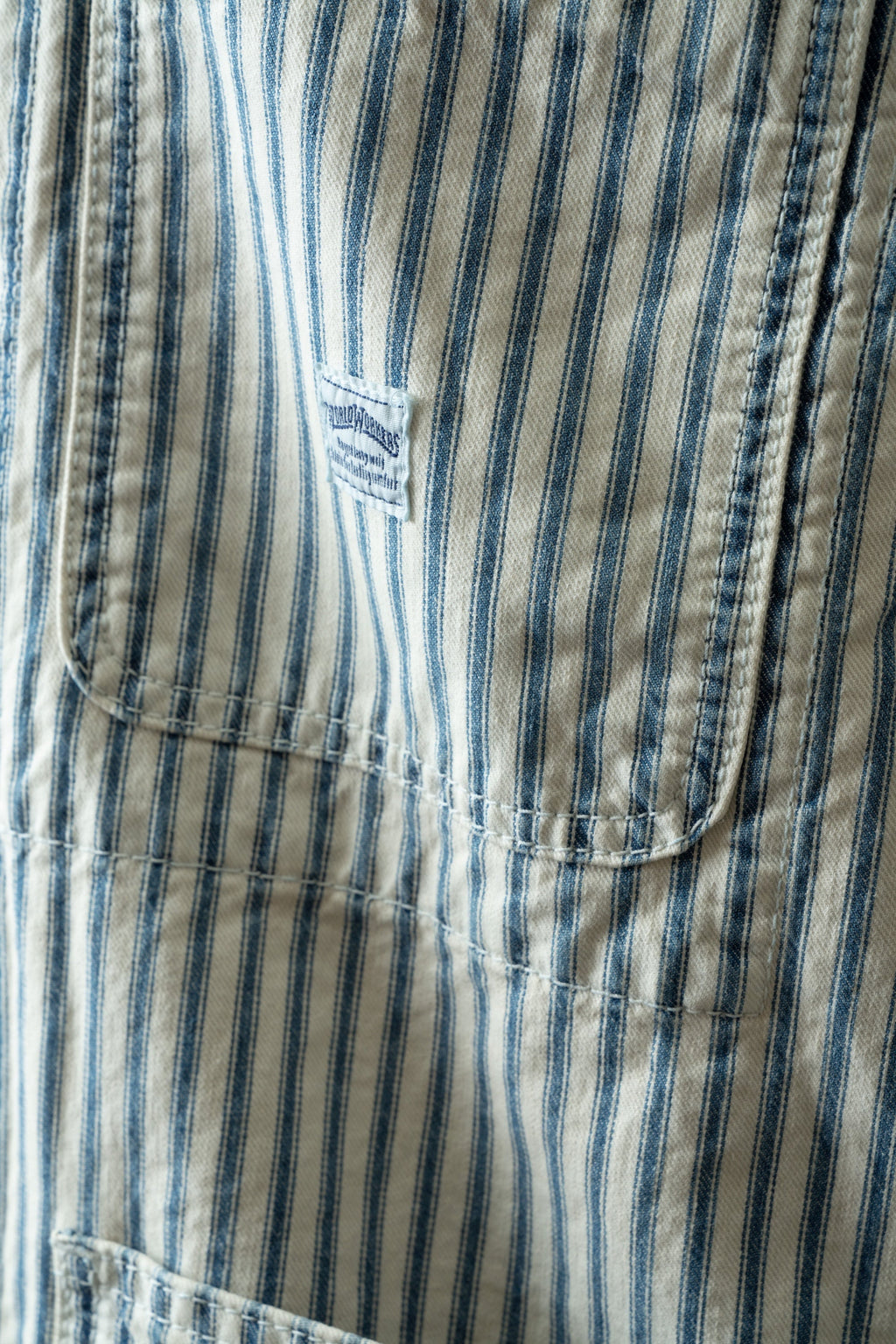 WR623G (84H) Coveralls  Railroad Stripe