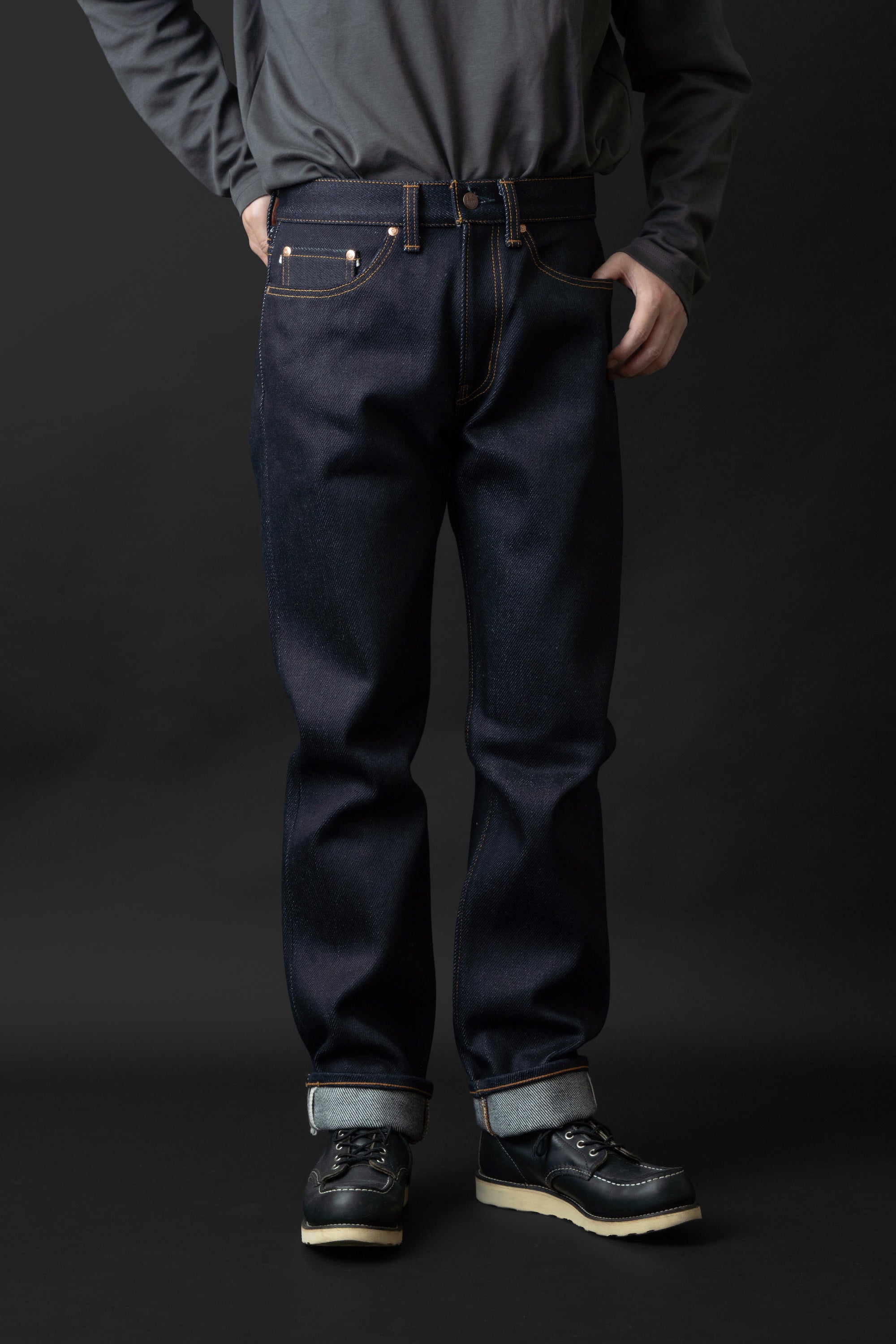 M27G (000) 27oz Heavyweight Selvedge Jeans LIMITED EDITION – Big